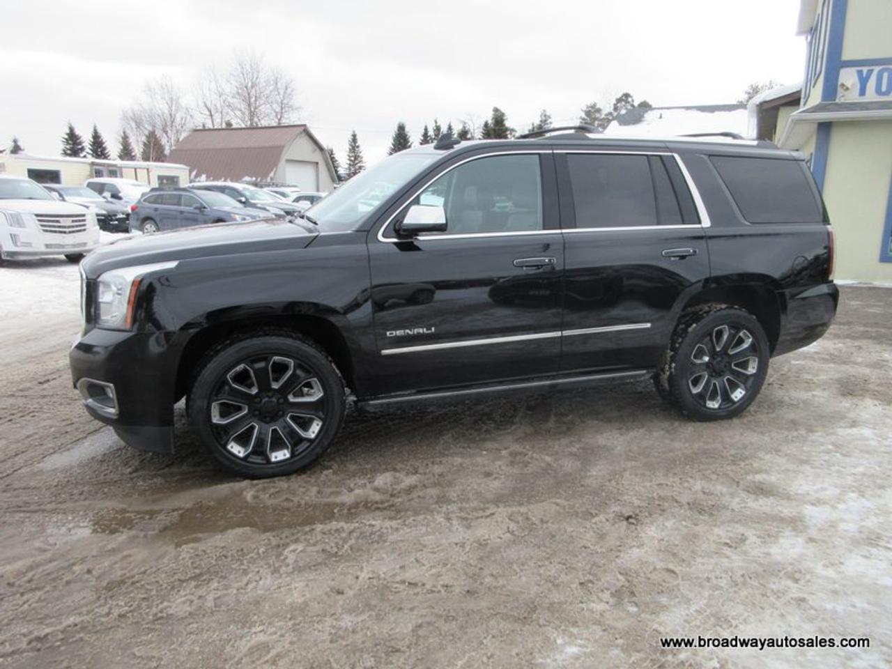 2020 GMC Yukon LOADED DENALI-PACKAGE 7 PASSENGER 6.2L - V8.. 4X4.. CAPTAINS.. 3RD ROW.. NAVIGATION.. SUNROOF.. LEATHER.. HEATED SEATS & WHEEL.. POWER PEDALS.. Photo
