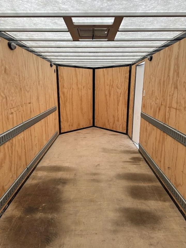 2023 Canadian Trailer Company 7x18 V-Nose Cargo Trailer Aluminum Tandem Axle Photo6