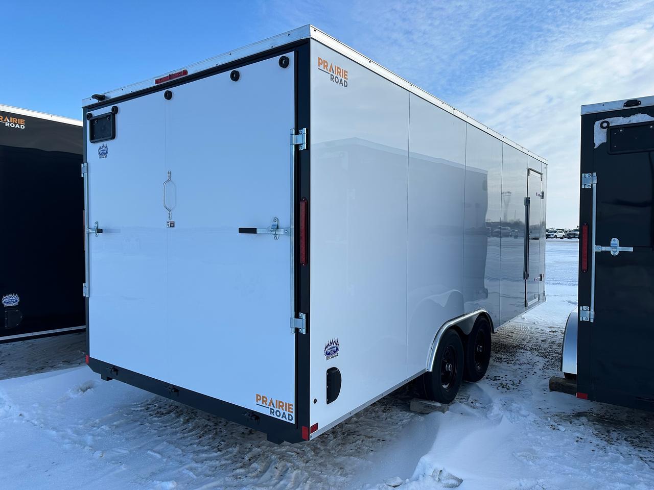 2026 Prairie Road Enclosed Cargo 8.5' x 20' Prairie Road Ramp Door Photo5