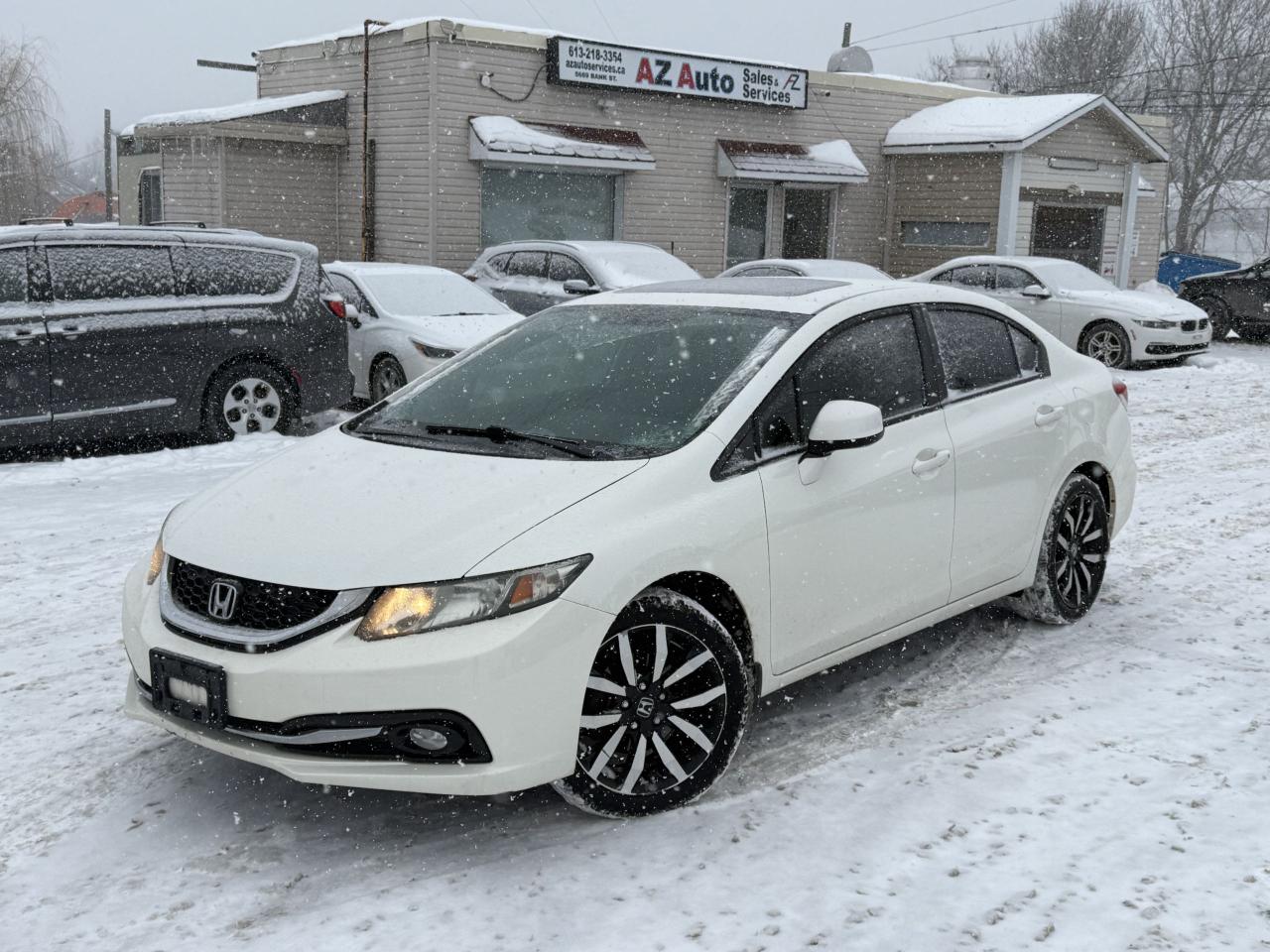 2013 Honda Civic Touring - Rebuilt title - Photo #1