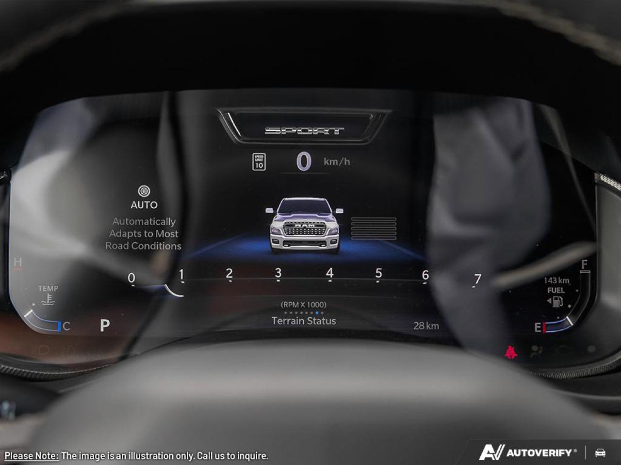 2025 RAM 1500 Sport | Navigation | Leather | Pano Sunroof | Apple Carplay | Android Auto | Photo