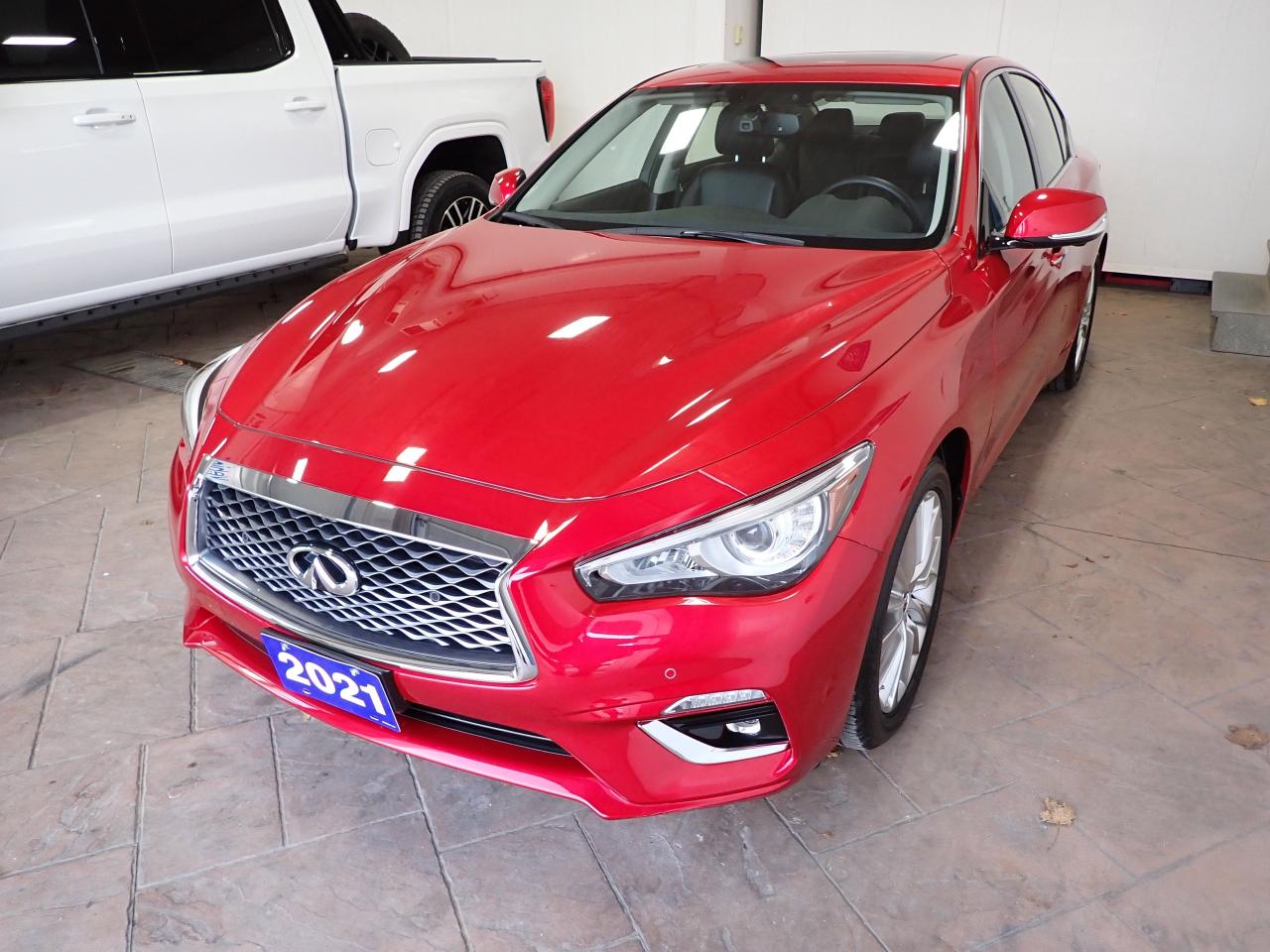 2021 Infiniti Q50 3.0T LUXE AWD LEATHER SUNROOF Photo