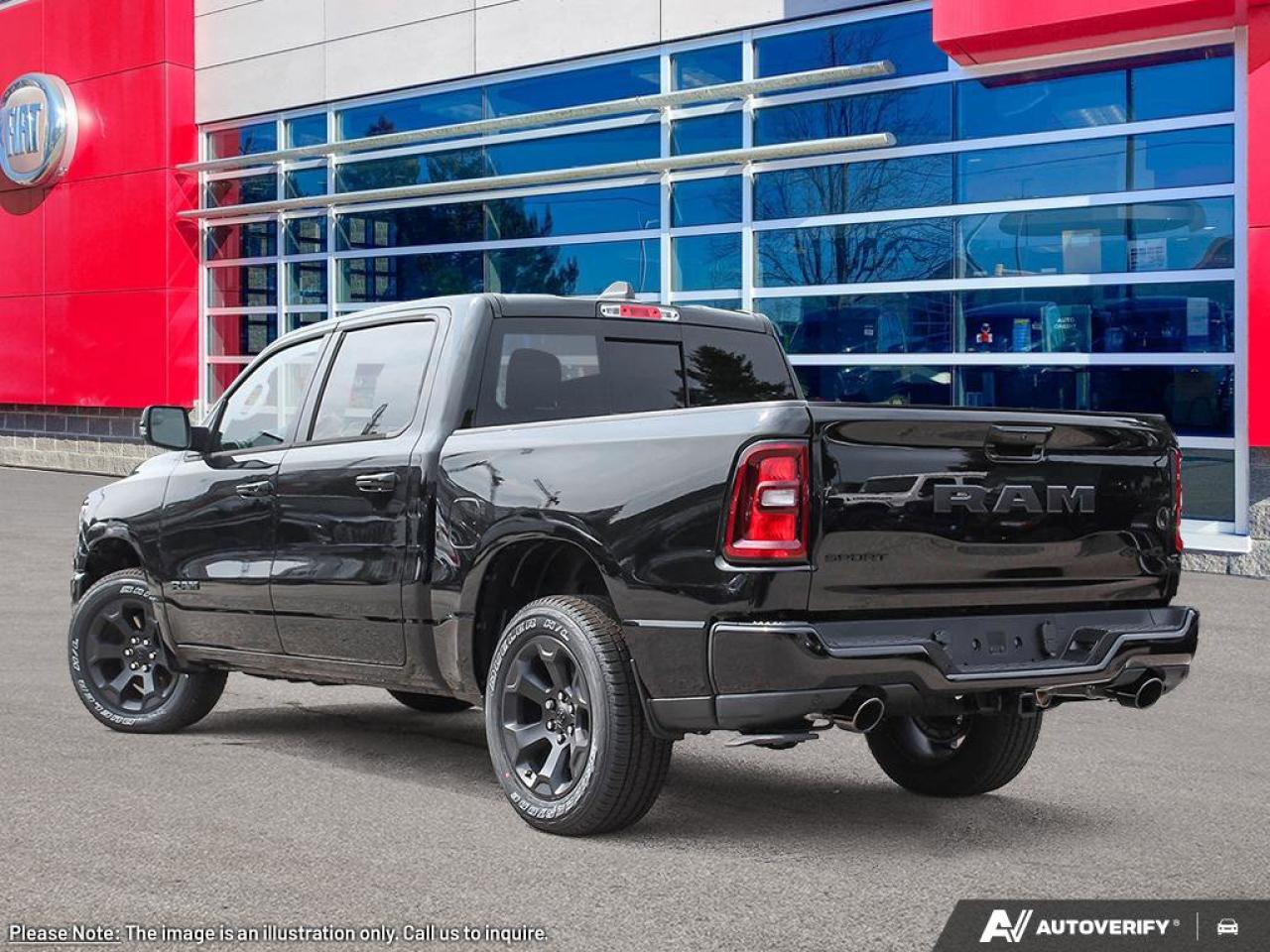 2025 RAM 1500 Sport | Navigation | Leather | Pano Sunroof | Apple Carplay | Android Auto | Photo