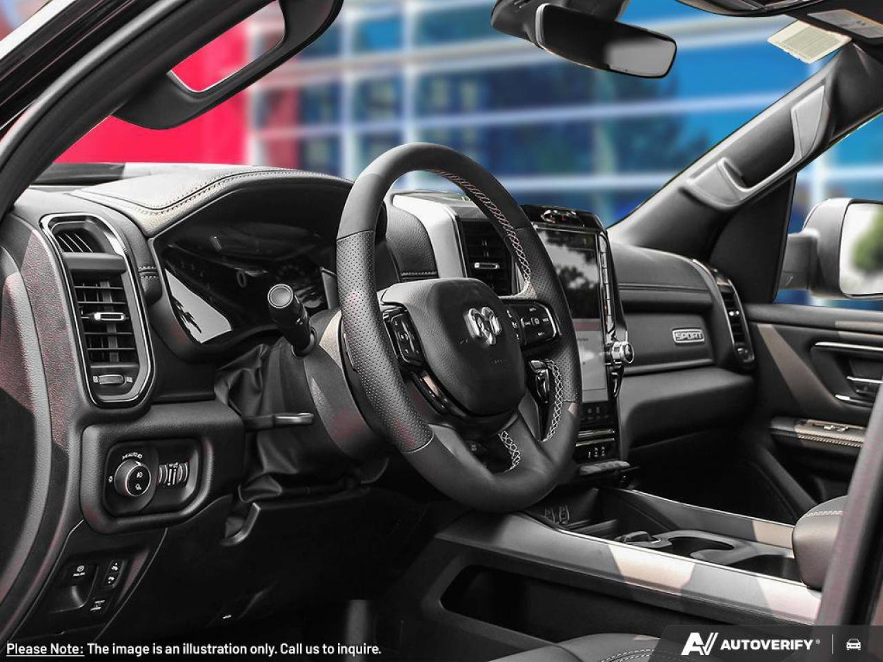 2025 RAM 1500 Sport | Navigation | Leather | Pano Sunroof | Apple Carplay | Android Auto | Photo