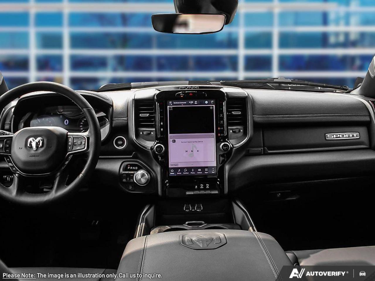 2025 RAM 1500 Sport | Navigation | Leather | Pano Sunroof | Apple Carplay | Android Auto | Photo