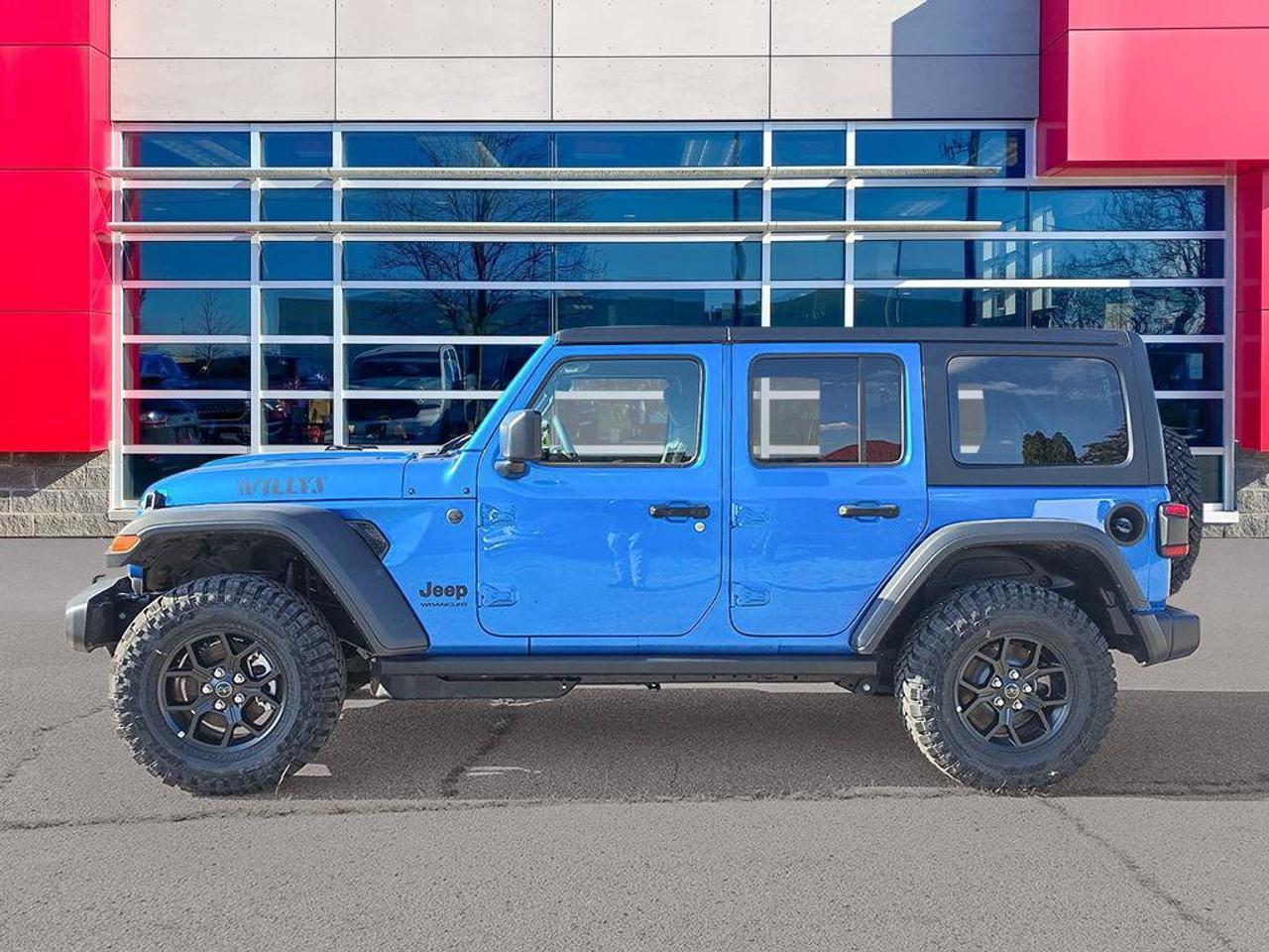 2026 Jeep Wrangler Willys| 4DR| Dual Tops| Heated Seats| Rugged AT Tires| Bindspot| Alpine Stereo Photo1