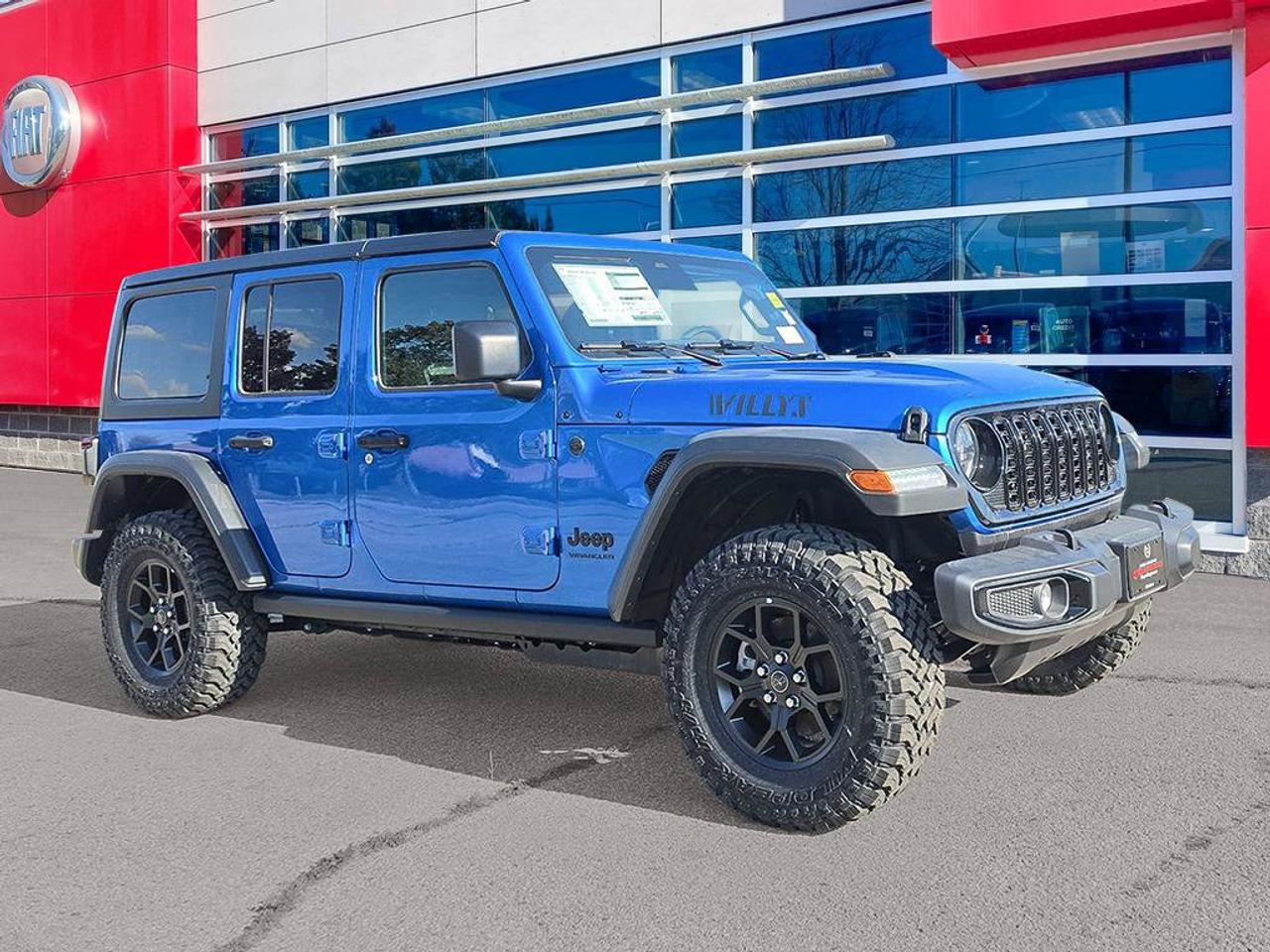 2026 Jeep Wrangler Willys| 4DR| Dual Tops| Heated Seats| Rugged AT Tires| Bindspot| Alpine Stereo Photo