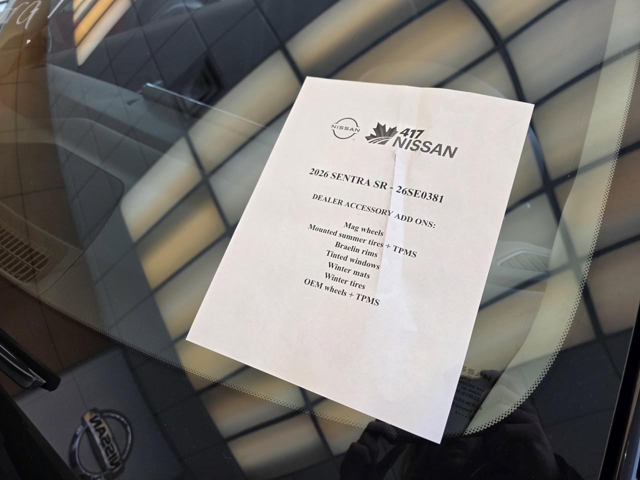 2026 Nissan Sentra SR Photo3