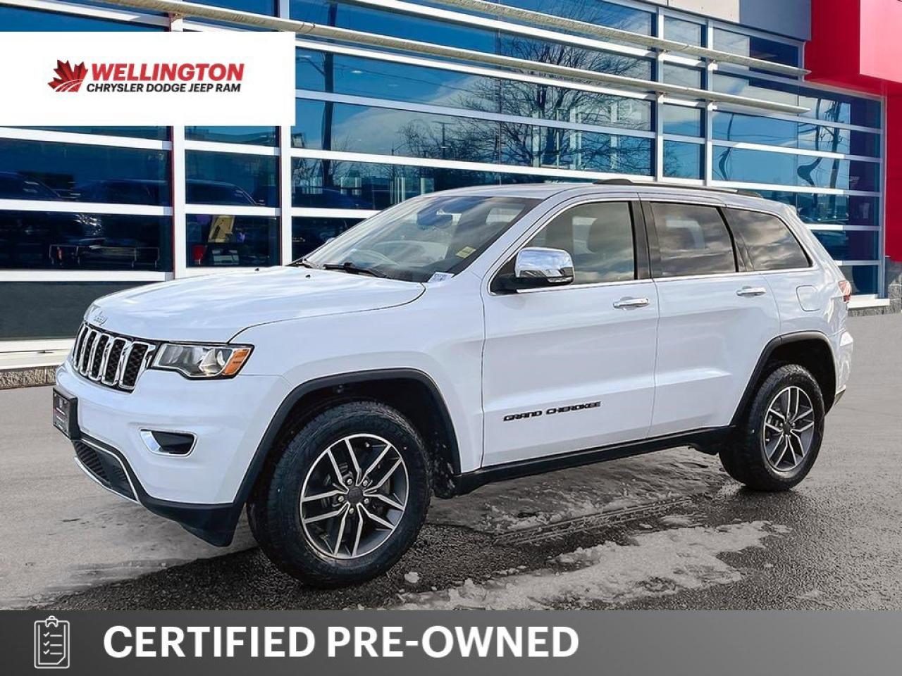 2021 Jeep Grand Cherokee Limited 4x4 | Leather | Navi | Sunroof | Heated Seats + Steering | Power Liftgate | and More ! Photo0