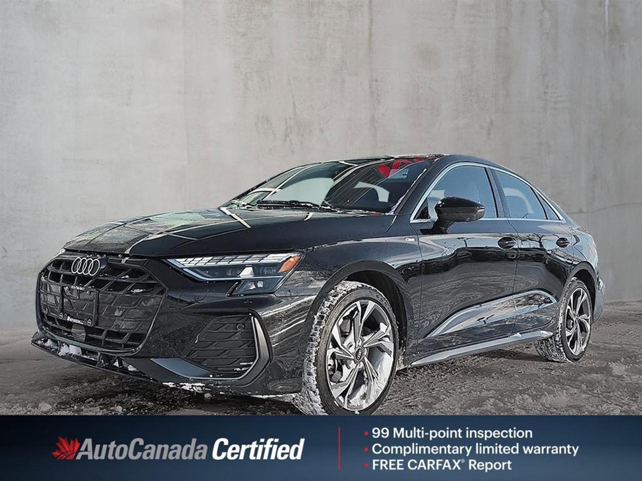 2025 Audi A3 Sedan Progressiv |  Leather Seating | Apple CarPlay | Photo