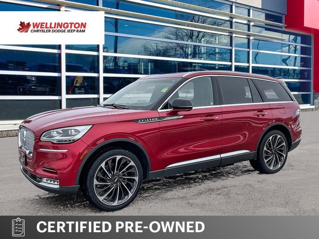 2020 Lincoln Aviator Reserve AWD | 202A | 22 Alloys | Leather | Twin Turbo V6 | Dynamic Handling PKG | New Tires | Photo