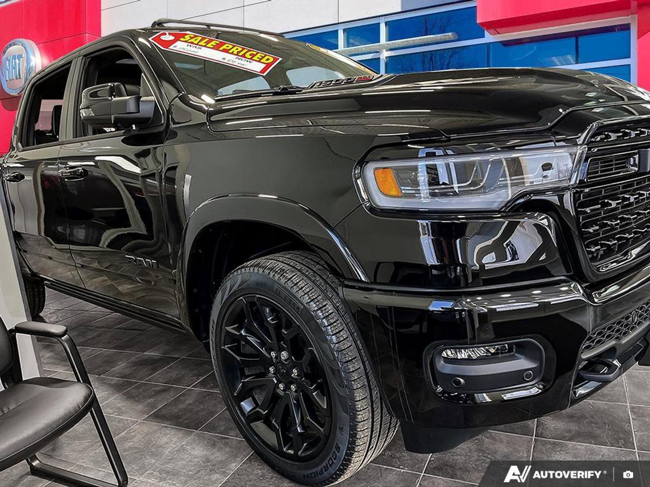 2025 RAM 1500 Limited | Navigation | Leather | Heads Up Display | Heated Seats | Power Running Boards | Photo