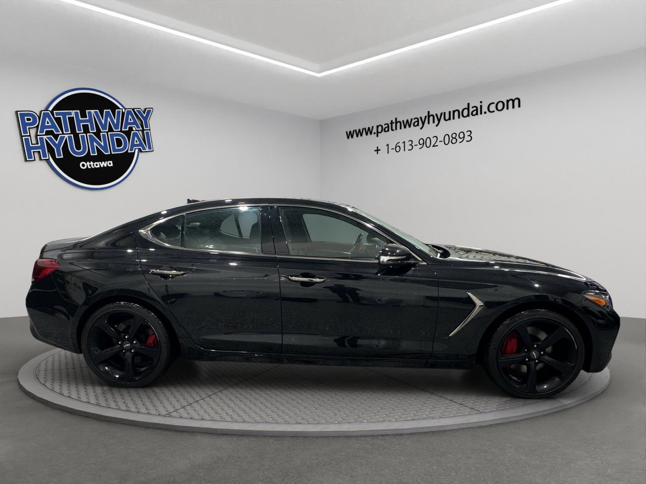 2019 Genesis G70 3.3T Sport | Reverse Cam | Heated Seats Photo2