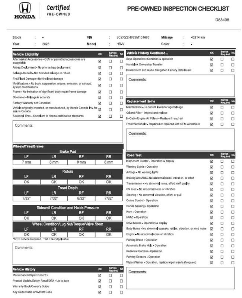 2025 Honda HR-V EX-L NAVI Photo