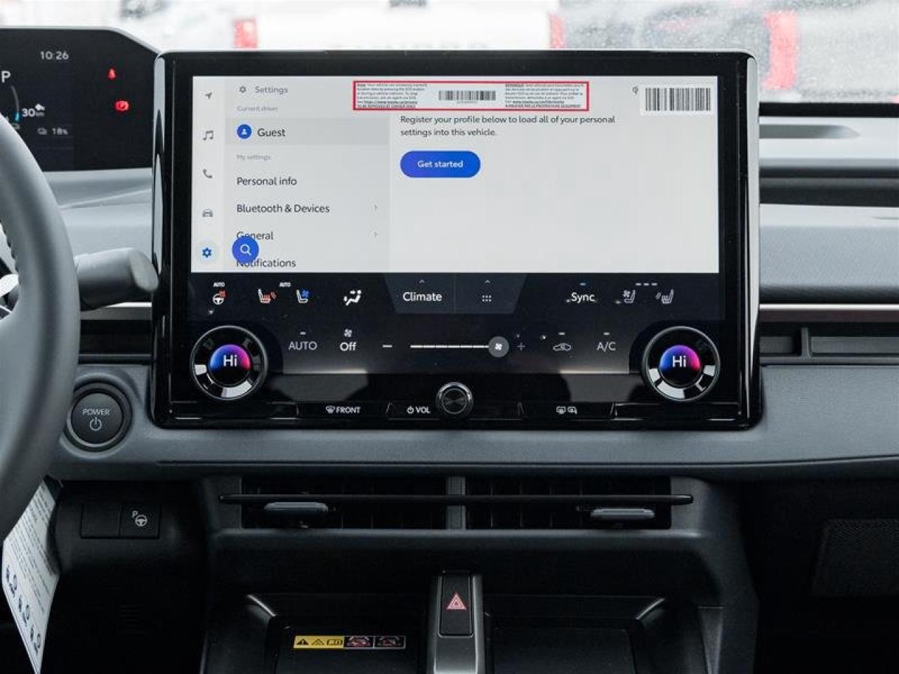 2026 Toyota bZ Limited AWD Pillarless Panoramic Glass Roof| JBL® Premium Audio System| Surround-View Camera| Navi| Limited Photo