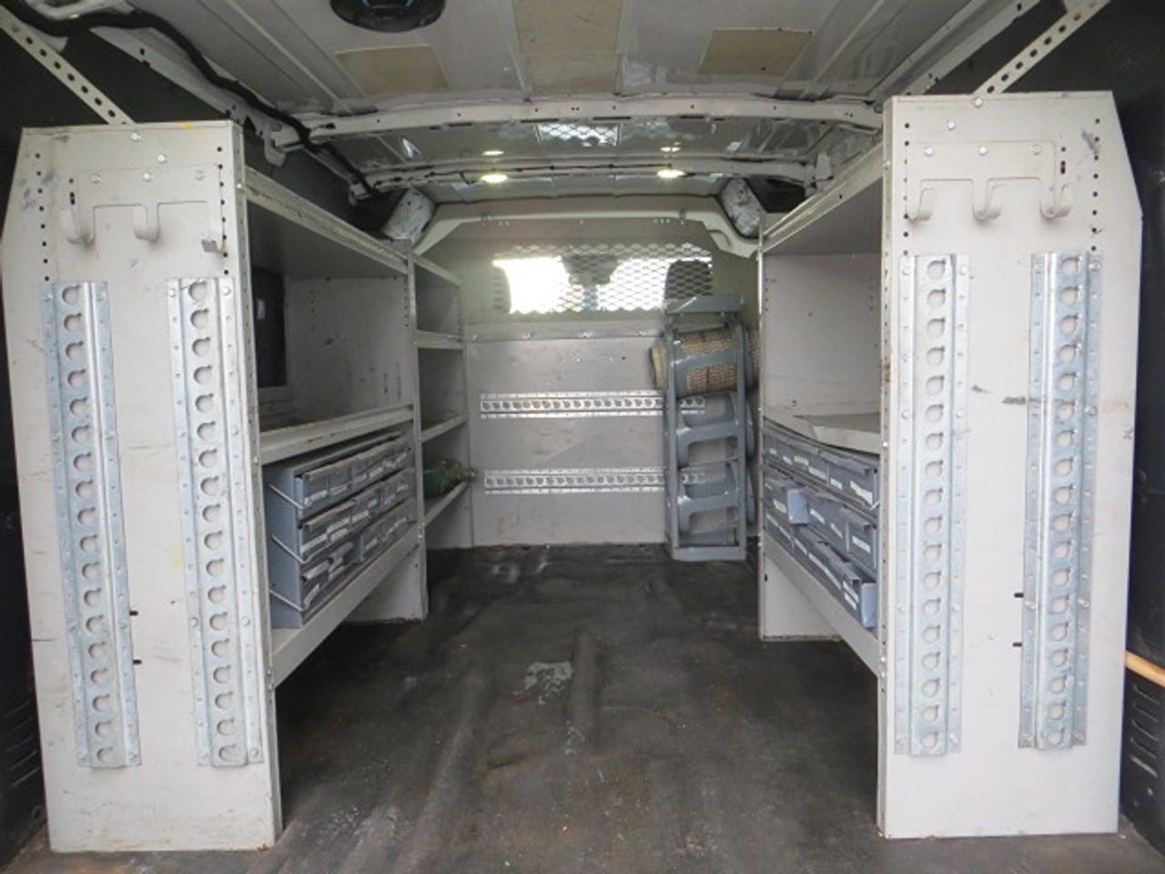 2017 Ford Transit Cargo Van CERTIFIED, 3.7L, LADDER RACKS, SHELVES, DIVIDER Photo