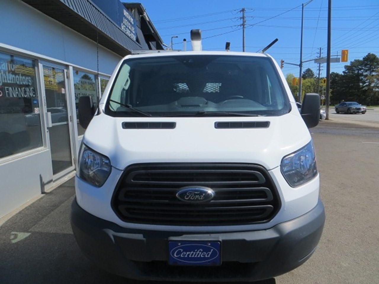 2017 Ford Transit Cargo Van CERTIFIED, 3.7L, LADDER RACKS, SHELVES, DIVIDER Photo
