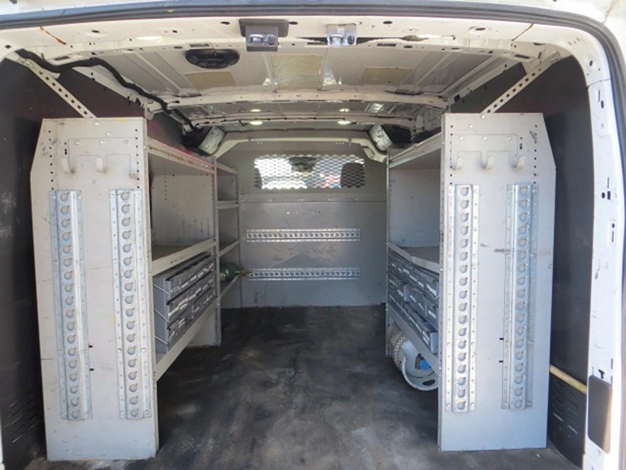 2017 Ford Transit Cargo Van CERTIFIED, 3.7L, LADDER RACKS, SHELVES, DIVIDER Photo