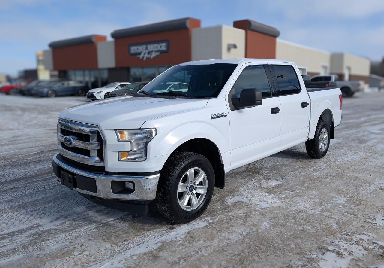 <p>Come finance this vehicle with us.</p><p>2017 Ford F-150 XLT Supercrew with 156000kms. 5.0 liter V8 4x4&nbsp;</p><p>Clean title and safetied. Always owned in Manitoba. No major collisions on Record&nbsp;</p><p>6 passenger seating&nbsp;<br>Aftermarket trailer brake controller&nbsp;<br>Bluetooth&nbsp;<br>Cruise control&nbsp;<br>USB input<br>A/C</p><p>We take trades! Vehicle is for sale in Steinbach by STONE BRIDGE AUTO INC. Dealer #5000 we are a small business focused on customer satisfaction. Text or call before coming to view and ask for sales.</p>
