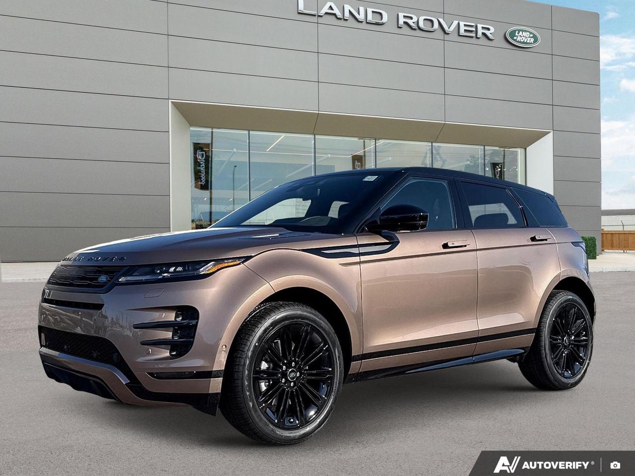 Finished in striking Corinthian Bronze, the 2026 Range Rover Evoque turns metal into art. Every line is intentional, every detail refined.
Experience the future of luxury SUVs with the 2026 Land Rover Range Rover Evoque Dynamic SE. This cutting-edge vehicle combines refined elegance with advanced technology, offering a driving experience like no other.

- Stunning Corinthian Bronze exterior paired with a sophisticated Ebony interior
- Powerful 2.0L 4-cylinder engine with 246 HP and efficient 9-speed automatic transmission
- Advanced all-wheel drive system for superior handling in all conditions
- Innovative Pivi Pro infotainment system with 11.4 touchscreen and wireless device charging
- Panoramic sliding glass sunroof for an open, airy cabin feel
- State-of-the-art safety features including Lane Keep Assist and Collision Mitigation
- Luxurious 12-way heated electric front seats with driver memory

Ready to elevate your driving experience? Reserve your 2026 Range Rover Evoque today or contact Land Rover Winnipeg to schedule a personalized test drive. Our team is here to answer any questions and guide you through our seamless purchase process. Dont miss this opportunity to own the pinnacle of automotive luxury and innovation.
At Land Rover Winnipeg, we dont just sell vehicles; we deliver an exceptional ownership experience with your new Land Rover:

- Exclusive Perks: Enjoy on-brand loaners and rental vehicles during your scheduled service appointments.

- Convenience at Your Door: Benefit from our Land Rover Valet concierge service for hassle-free vehicle servicing.

- Keep It Clean: Complimentary washes with every service visit.

- Luxurious Comfort: Visit our state-of-the-art facility with full coffee service and premium amenities.

- Expert Care: Our Land Rover-trained technicians are dedicated to the longevity and performance of your vehicle.

Dont see exactly what youre looking for in our new or pre-owned inventory? Let our team locate it for you!

Visit us today or call for a personalized experience:

Phone: 204-452-8030
Website: winnipeglandrover.com  

Dealer Permit #0112
Dealer permit #0112