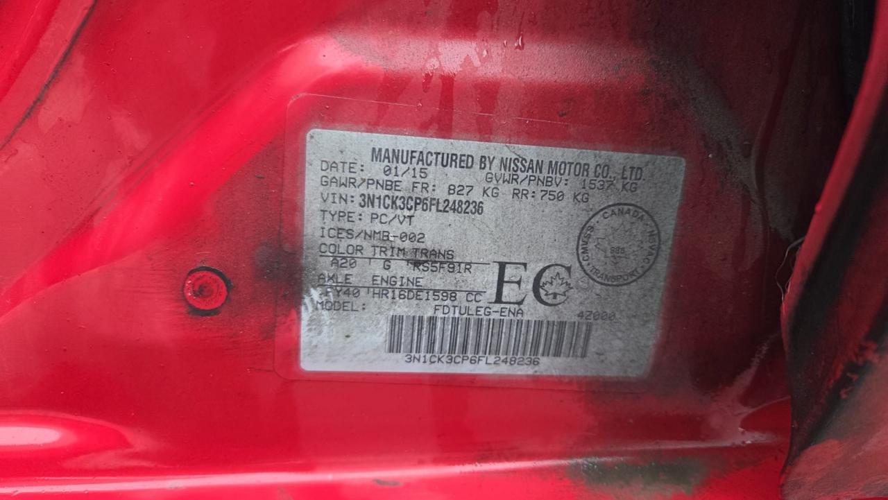 2015 Nissan Micra S, MANUAL, ONE OWNER, NO ACCIDENTS, CERT Photo