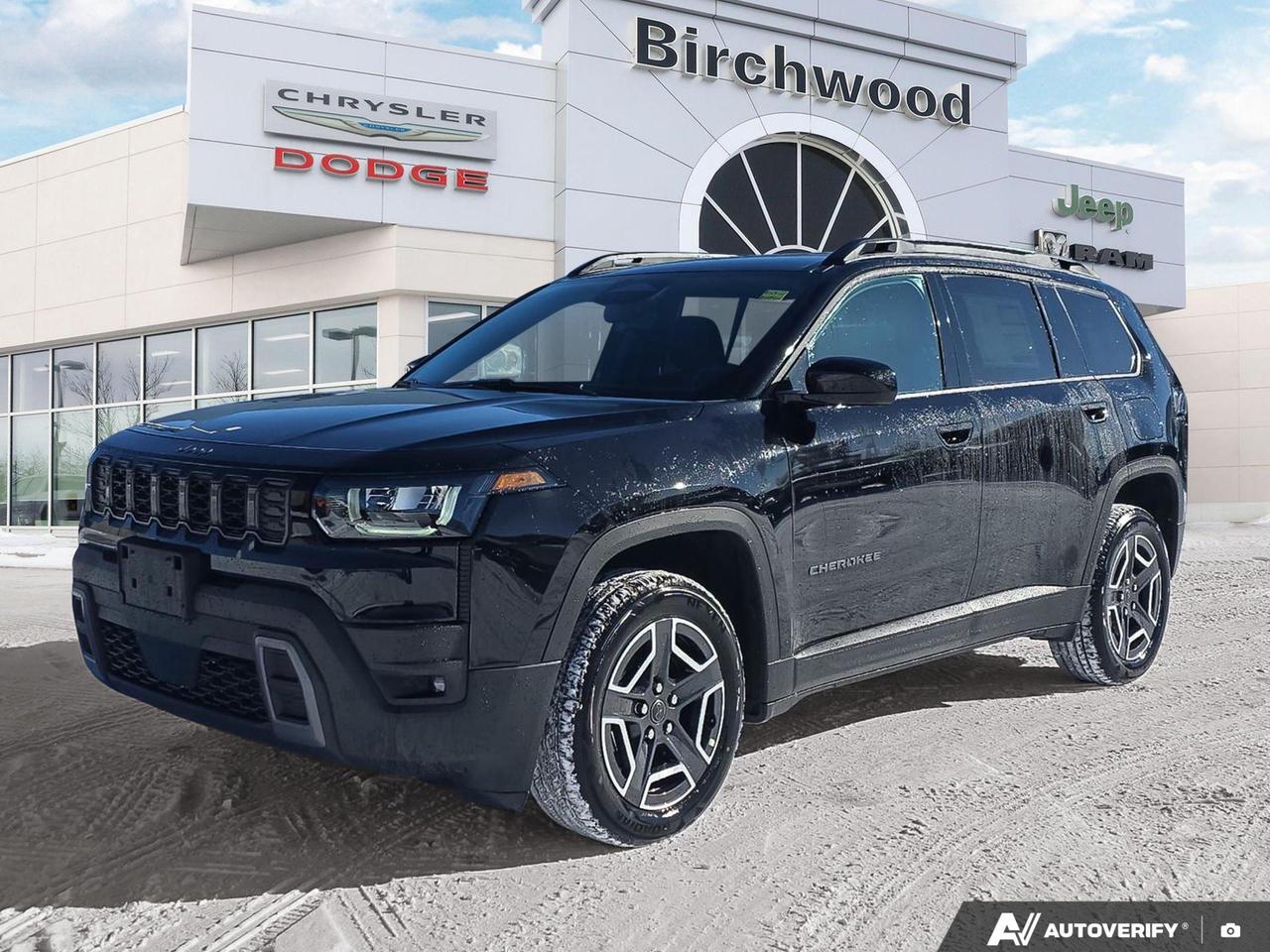 Electronic Stability Control
Hill Start Assist
Rough road cruise control
Trailer Sway Control
Advanced multistage front air bags
Supplemental drivers knee blocker air bag
Supplemental front seatmounted side air bags
Supplemental side curtain air bags
Supplemental rear seat side air bags
Tire pressure monitoring display
AllSpeed Traction Control
Electronic Roll Mitigation
4wheel antilock disc brakes
Jeep Active Drive I
SelecTerrain Traction Management System
Experience the future of SUVs with the all-new 2026 Jeep Cherokee Laredo Hybrid! This cutting-edge vehicle combines rugged capability with eco-friendly technology, offering an unparalleled driving experience.

- Advanced 1.6L 4-cylinder hybrid powertrain for impressive fuel economy
- Innovative 4WD system with Selec-Terrain for superior off-road performance
- Luxurious interior featuring heated front seats and steering wheel
- State-of-the-art Uconnect 5 system with a massive 12.3 display
- Comprehensive safety suite including Active Driving Assist and Intersection Collision Assist
- Adaptive Cruise Control with Stop & Go for effortless highway driving
- Smart Device Remote Engine Start for ultimate convenience

Dont miss your chance to own this exceptional SUV. Reserve your 2026 Jeep Cherokee Laredo Hybrid today or contact Birchwood Chrysler Dodge Jeep Ram to schedule a test drive and experience the future of automotive innovation firsthand.
Birchwood Chrysler Dodge is your choice for New Chrysler, Dodge, Jeep, RAM vehicles in Winnipeg. 
 
With us, Experience is Everything. Complete as much or as little of your purchase online as you like. All pricing you see is what you pay. No hidden fees. All new vehicle special offers and discounts are already calculated in the pricing. On our website you can choose payment options and terms knowing these are transparent and accurate.

Start your purchase online to build your exact pricing to your specifics like how much money down, vehicle trade and any accessories or added optional protection that suits your needs.

Any questions let us know by calling (204) 774-4444, wed love to send you a video to clarify any questions about a vehicle!

Visit us in store at 90-3965 Portage Ave in the Birchwood Autopark.

Dealer permit #5686
Dealer permit #5686