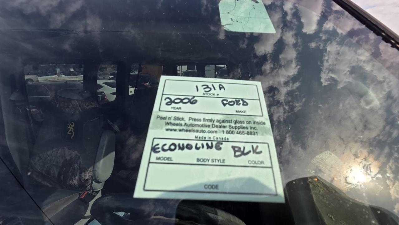 2006 Ford Econoline XL, V8, 5 PASSENGER, CARGO VAN, CERTIFIED Photo