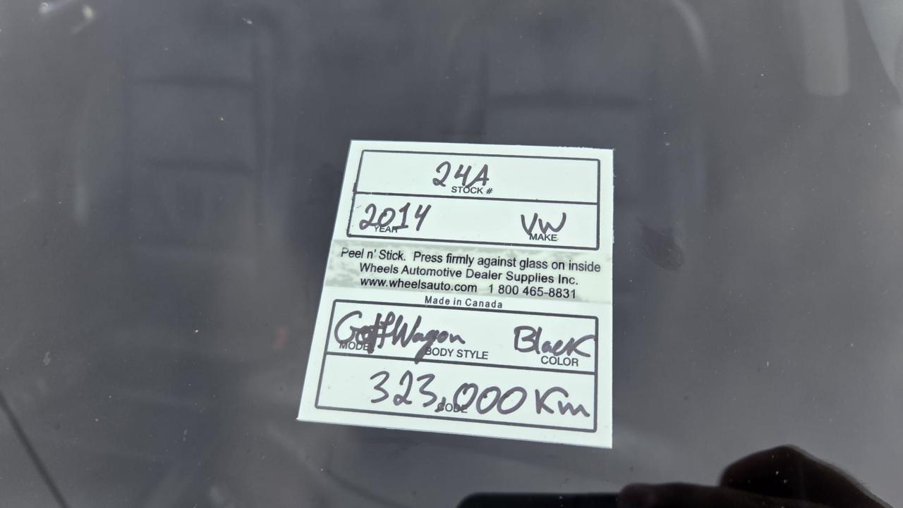 2014 Volkswagen Golf Wagon Comfortline, DIESEL, RUNS DRIVES WELL, AS IS Photo