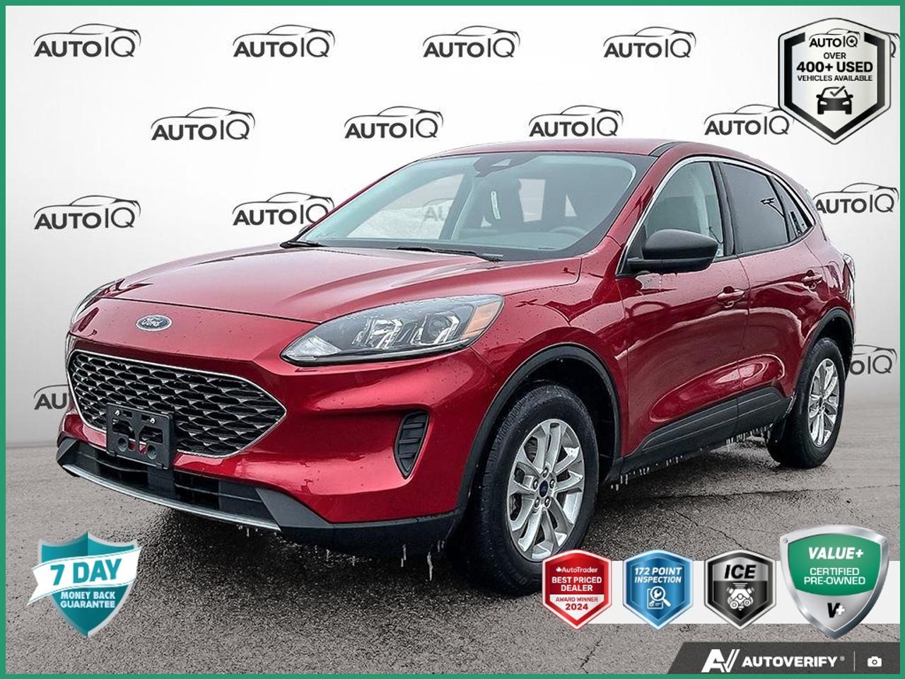 AWD, Adaptive Cruise Control (ACC) w/Stop & Go, Equipment Group 200A, Evasive Steering Assist, Ford Co-Pilot360 Assist+, Speed Sign Recognition, Voice-Activated Touchscreen Navigation System.<br><br>Red Metallic<br>2022 Ford Escape SE 4D Sport Utility<br>1.5L EcoBoost 8-Speed Automatic<br>AWD<p> </p>

<h4>VALUE+ CERTIFIED PRE-OWNED VEHICLE</h4>

<p>
- 36-point Provincial Safety Inspection<br>
- 172-point inspection combined mechanical, aesthetic, functional inspection including a vehicle report card<br>
- Warranty: 30 Days or 1500 KMS on mechanical safety-related items and extended plans are available<br>
- Complimentary CARFAX Vehicle History Report<br>
- 2X Provincial safety standard for tire tread depth<br>
- 2X Provincial safety standard for brake pad thickness<br>
- 7 Day Money Back Guarantee*<br>
- Market Value Report provided<br>
- Complimentary 3 months SIRIUS XM satellite radio subscription on equipped vehicles<br>
- Complimentary wash and vacuum<br>
- Vehicle scanned for open recall notifications from manufacturer
</p>

<p>SPECIAL NOTE: This vehicle is reserved for AutoIQs retail customers only. Please, No dealer calls. Errors & omissions excepted.</p>

<p>*As-traded, specialty or high-performance vehicles are excluded from the 7-Day Money Back Guarantee Program (including, but not limited to Ford Shelby, Ford mustang GT, Ford Raptor, Chevrolet Corvette, Camaro 2SS, Camaro ZL1, V-Series Cadillac, Dodge/Jeep SRT, Hyundai N Line, all electric models)</p>