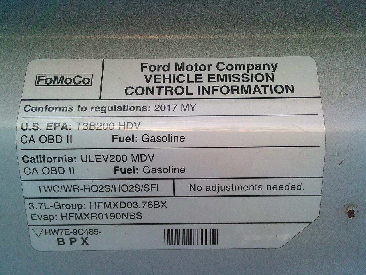 2017 Ford Transit Cargo Van T-150 148  Low Rf 8600 GVWR Sliding RH Dr Photo