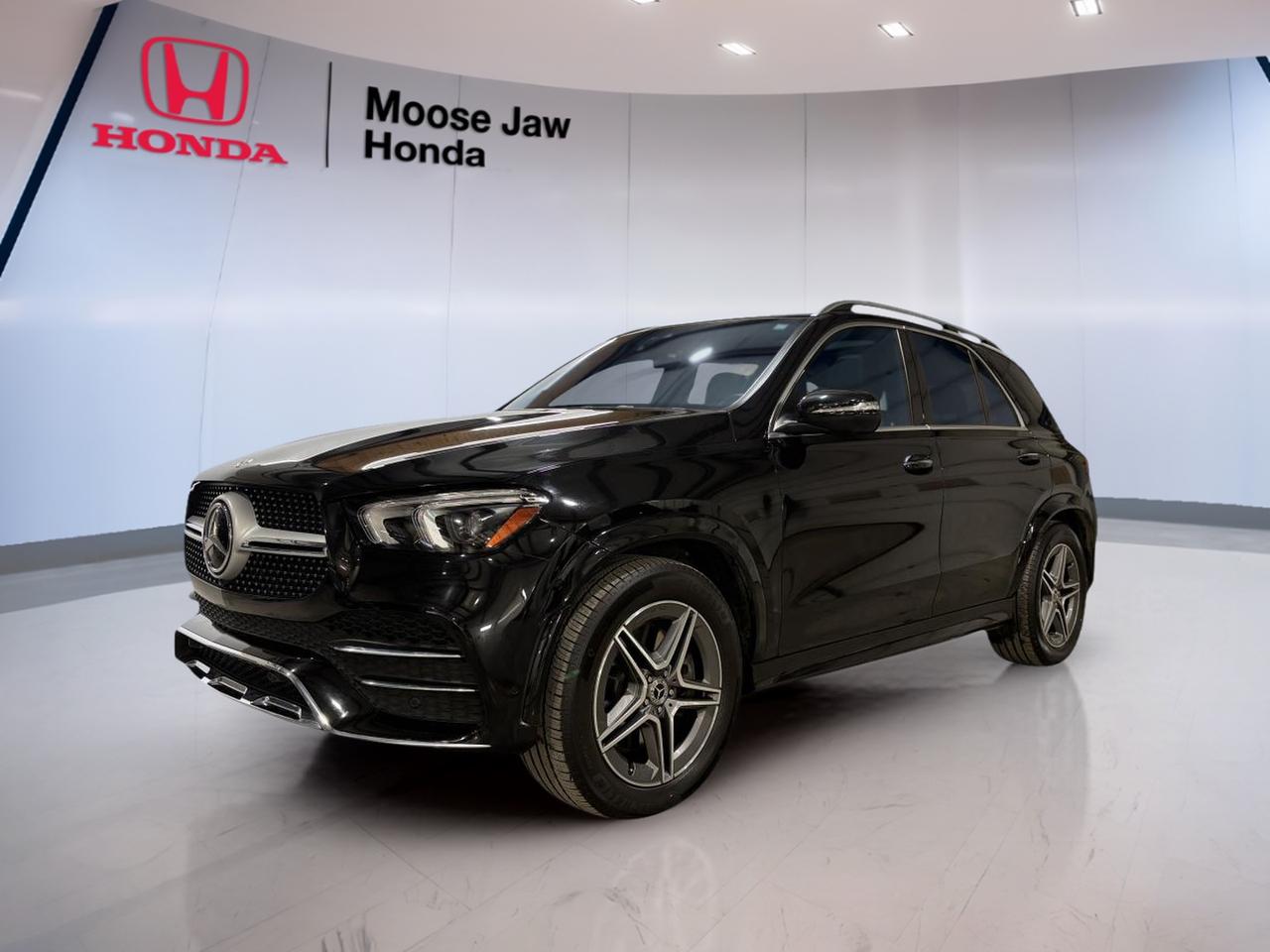 Meet the 2023 Mercedes-Benz GLE-Class GLE 450, now offered used at Moose Jaw Honda in Moose Jaw. With 24,277 km, this SUV is a smart way to enjoy Mercedes-Benz luxury and everyday versatility without waiting for new. Finished in Black outside with a Black interior, it has a clean, confident look that suits any setting, from weekday commutes to weekend getaways.

Under the hood, the 2023 Mercedes-Benz GLE-Class GLE 450 is powered by a 3.0L turbocharged inline 6-cylinder engine. Power is managed by a 9G-TRONIC automatic transmission for smooth shifts and relaxed cruising. Traction intégrale translates to all-wheel drive, giving you added grip when Saskatchewan roads turn slick or when conditions change fast.

This Mercedes-Benz SUV is built for drivers who want refinement without giving up capability. The cabin is designed to feel calm and upscale, while the ride stays composed over rough pavement. Whether youre navigating city streets in Moose Jaw or heading out on the highway, it delivers a confident, premium driving feel that stands out in daily use.

ADVANCED SAFETY FEATURES  
»» All-wheel drive for confident traction  
»» Stable handling for changing road conditions  
»» Strong braking feel with controlled stops  
»» Clear sightlines for easier lane placement  

PERFORMANCE AND EFFICIENCY  
»» 3.0L turbo inline-six engine power  
»» 9G-TRONIC automatic for smooth shifting  
»» All-wheel drive for year-round capability  
»» Balanced power delivery for easy passing  

COMFORT AND CONVENIENCE  
»» Spacious seating for daily family use  
»» Quiet cabin helps reduce drive fatigue  
»» Easy-to-reach controls for simple operation  
»» SUV ride height improves outward visibility  

TECHNONOLGY AND CONNECTIVITY  
»» Modern Mercedes-Benz interface for daily driving  
»» Clear digital displays for key information  
»» Simple menu layout reduces distractions  
»» Convenient controls placed within easy reach  

CARGO SPACE  
»» SUV cargo area fits everyday gear  
»» Wide opening helps with loading items  
»» Practical space for groceries and luggage  
»» Flexible room for weekend travel needs  

WHAT OTHER OWNERS LIKE  
»» Smooth power delivery and quiet cruising  
»» Confident all-wheel drive in winter  
»» Premium cabin feel for daily driving  
»» Comfortable ride over rough city roads  

This 2023 Mercedes-Benz GLE-Class Gle 450s VIN is: 4JGFB5KB4PA952774.