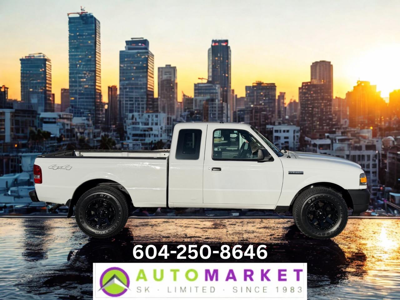 CALL OR TEXT KARL @ 6-0-4-2-5-0-8-6-4-6 FOR INFO & TO CONFIRM WHICH LOCATION.<br /><br />BEAUTIFUL RANGER 4X4! GREAT SHAPE INSIDE AND OUT WITH BRAND NEW TIRES AND RIMS! TONS OF LIFE LEFT ON THE BRAKES, IT NEEDS NOTHING! BRAND NEW RADIO WITH APPLE CARPLAY AND ANDROID AUTO. CLEAN AND REASDY TO GO!&nbsp;<br /><br />2 LOCATIONS TO SERVE YOU, BE SURE TO CALL FIRST TO CONFIRM WHERE THE VEHICLE IS.<br /><br />We are a family owned and operated business for 40 years. Since 1983 we have been committed to offering outstanding vehicles backed by exceptional customer service, now and in the future. Whatever your specific needs may be, we will custom tailor your purchase exactly how you want or need it to be. All you have to do is give us a call and we will happily walk you through all the steps with no stress and no pressure.<br /><br />&nbsp; &nbsp; &nbsp; &nbsp; &nbsp; &nbsp; &nbsp; &nbsp; &nbsp; &nbsp; &nbsp; &nbsp; &nbsp; &nbsp; &nbsp; &nbsp; &nbsp; &nbsp; &nbsp; &nbsp; &nbsp; &nbsp; WE ARE THE HOUSE OF YES!<br /><br />ADDITIONAL BENEFITS WHEN BUYING FROM SK AUTOMARKET:<br /><br />-ON SITE FINANCING THROUGH OUR 17 AFFILIATED BANKS AND VEHICLE&nbsp; &nbsp; &nbsp; &nbsp; &nbsp; &nbsp; &nbsp; &nbsp; &nbsp; &nbsp; &nbsp; &nbsp; &nbsp; &nbsp; &nbsp; &nbsp; &nbsp; &nbsp; &nbsp; &nbsp; &nbsp; &nbsp; &nbsp; &nbsp; &nbsp; &nbsp; FINANCE COMPANIES.<br />-IN HOUSE LEASE TO OWN PROGRAM.<br />-EVERY VEHICLE HAS UNDERGONE A 120 POINT COMPREHENSIVE INSPECTION.<br />-EVERY PURCHASE INCLUDES A FREE POWERTRAIN WARRANTY.<br />-EVERY VEHICLE INCLUDES A CARFAX AND ICBC DAMAGE REPORT.<br />-EVERY VEHICLE IS GUARANTEED LIEN FREE.<br />-DISCOUNTED RATES ON PARTS AND SERVICE FOR YOUR NEW CAR AND ANY OTHER&nbsp; &nbsp;FAMILY CARS THAT NEED WORK NOW AND IN THE FUTURE.<br />-40 YEARS IN THE VEHICLE SALES INDUSTRY.<br />-A+++ MEMBER OF THE BETTER BUSINESS BUREAU.<br />-RATED&nbsp;TOP DEALER BY CARGURUS 8 YEARS IN A ROW<br />-MEMBER&nbsp;IN GOOD STANDING WITH THE VEHICLE SALES AUTHORITY OF BRITISH&nbsp; &nbsp;COLUMBIA.<br />-MEMBER OF THE AUTOMOTIVE RETAILERS ASSOCIATION.<br />-COMMITTED CONTRIBUTOR TO OUR LOCAL COMMUNITY AND THE RESIDENTS OF BC.<br /> This vehicle has been Fully Inspected, Certified and Qualifies for Our Free Extended Warranty.Don't forget to ask about our Great Finance and Lease Rates. We also have a Options for Buy Here Pay Here and Lease to Own for Good Customers in Bad Situations. 2 locations to help you, White Rock and Langley. Be sure to call before you come to confirm the vehicles location and availability or look us up at www.automarketsales.com. White Rock 604-542-4970 and Langley 604-533-1310. Serving Surrey, Delta, Langley, Richmond, Vancouver, all of BC and western Canada. Financing & leasing available. CALL SK AUTOMARKET LTD. 6045424970. Call us toll-free at 1 877 813-6807. $999 Documentation fee (negotiable) and applicable taxes are in addition to advertised prices. LANGLEY LOCATION DEALER# 40038 S. SURREY LOCATION DEALER #9987