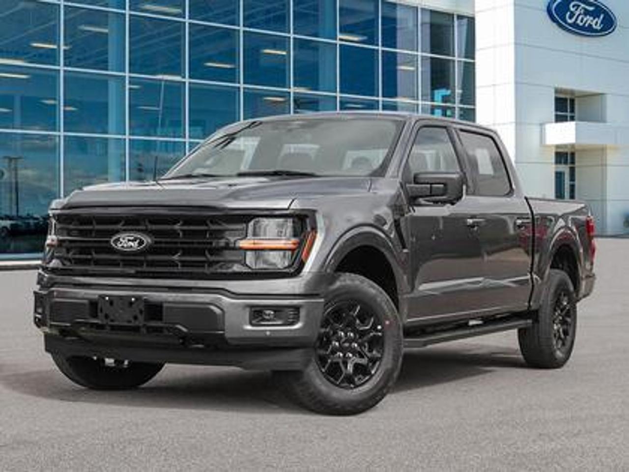 This all-new, full-sized 2025 Ford F-150 XLT  301A is a showstopper in Carbonized Grey Metallic. This pickup is equipped with the 3.5L V6 EcoBoost engine, producing 325 horsepower and 400 lb-ft of torque. Paired with a 10-speed automatic transmission, this truck achieves a combined fuel economy of 12.4L/100km (23 miles per gallon), making it both powerful and efficient. 

Key Features:
12 LCD Captivity Touchscreen
Electronic Power-Assist Steering
Dual-Zone Electronic Auto Temp Control
Cruise Control
Power Windows
AdvanceTrac® With Roll Stability Control
Perimeter Alarm
Ford Co-Pilot360
Lane Keeping System
Rear View Camera
Rear Parking Sensors
Reverse Park Assist
Class IV Trailer Hitch
Power Drivers Seat
Remote Start
SYNC®4
Apple Car Play
18 All Terrain Tires
Bluetooth Connectivity
XLT Black Appearance Package
Engine Block Heater
Tow/Haul Package

Moose Jaw Ford, conveniently located at 1010 North Service Road in Moose Jaw, is your trusted destination for all your automotive needs. With an impressive 4.8-star Google rating from nearly 1,500 reviews, we are proud to deliver an exceptional vehicle-buying experience tailored just for you. Our Moose Jaw Motives set us apart, offering unbeatable value like half-priced oil changes for life on pre-owned vehicles, one year of key and remote protection, and one year of tire and rim protection. Enjoy peace of mind with every purchase. At Moose Jaw Ford, were committed to driving positive change in our community by combining exceptional service, high-quality vehicles, and a guest-first approach. Visit us today!