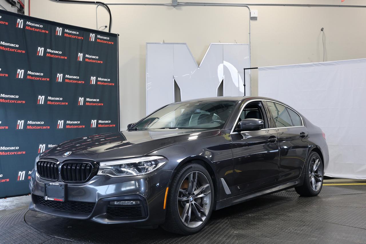 <p class=p1>Special Finance Price: $38,999 | Cash Price: $40,499</p><p class=p1>2018 BMW 540i xDrive - No Accidents, Clean CarFax - M Package, Heads Up Display, Pedestrian Warning, Collision Warning, Blind Spot Assist, Lane Keep Assist, Leather, Keyless, Push Start, Sunroof, 360 View Camera, Navigation, Harman Kardon Sound System, Front & Rear Heated Seats, Heated Steering Wheel, Power Memory Seats, Power Trunk, Bluetooth, Alloy Wheels, Cruise Control, And Much More.</p><p class=p1>Odometer: 123,000 KM.</p><p class=p1>2 Set of Rims and Tires Included. 8 Tires and Rims Total.</p><p class=p1>Call Us: (416) 766-6226</p><p class=p1>Monaco Motorcars Inc.</p><p class=p1>Location: 112 King St, Barrie, ON</p><p class=p1>Business Hours: Monday - Friday: 9am - 7pm Saturday: 10am - 5pm Sunday : Closed</p><p class=p1>www.monacomotorcars.com</p><p class=p1>Apply for Financing Online: www.monacomotorcars.com/financing/</p><p class=p1>All our vehicles go through an Ontario Standard Certification Inspection where we make sure the car is safe so you dont have to. An additional cost of $999 will be applied to all Certified vehicles. If not certified as per OMVIC regulations vehicle is not drivable, not certified and not e-tested. Each Certified vehicle comes with an Ontario Safety Certification and a 36-day or 2000 KM Safety Warranty.</p><p class=p1>At Monaco Motorcars, we are revolutionizing the car buying experience. Come see the difference. Full vehicle history is disclosed prior to closing a deal because we want you to know everything about your next vehicle. Countless Financing options are available including $0 DOWN!!! (O.A.C.) All credit types welcome! Bad/Good/No Credit, bankruptcy, consumer proposal, new to Canada, student. Hassle-free approvals. No matter what your credit situation is, You Are Approved. Conditions apply. We Accept Trade-Ins! Bring it by for an Appraisal. Multiple extended warranty options are available to choose from.</p><p class=p1>We Are Proud To Serve Clients All Over Canada & Ontario - Toronto, Markham, Richmond Hill, Mississauga, Oshawa, Etobicoke, Newmarket, Pickering, Whitby, Ajax, North York, Scarborough, Barrie, Orangeville, Waterloo, Milton, Kitchener, Ottawa, Aurora, London, Kingston, Hamilton, Muskoka, Belleville, Brant, Brantford, Brockville, Cornwall, Windsor, Sudbury, Guelph, Orillia, Sarnia, Timmins, Thunder Bay, Welland, Pembroke, St Catharines, St. Thomas, Thorold, Ottawa, Owen Sound, Haldimand County, Kenora and Niagara Falls.</p><p class=p1>CASH PRICES DISPLAYED: HST and licensing fees are not included. FINANCING OPTIONS: Enjoy rates as low as 6.99% with $0 down and no payments for 3 months (O.A.C). Our expert financing team partners with major banks and lenders to secure the lowest rates and most flexible terms for your car loan. A $999 financing fee applies. We strive to provide accurate and up-to-date listing information; however, Monaco Motorcars is not responsible for any errors, omissions, or typographical mistakes. Prices are subject to change without notice. Please contact us to confirm details.</p>