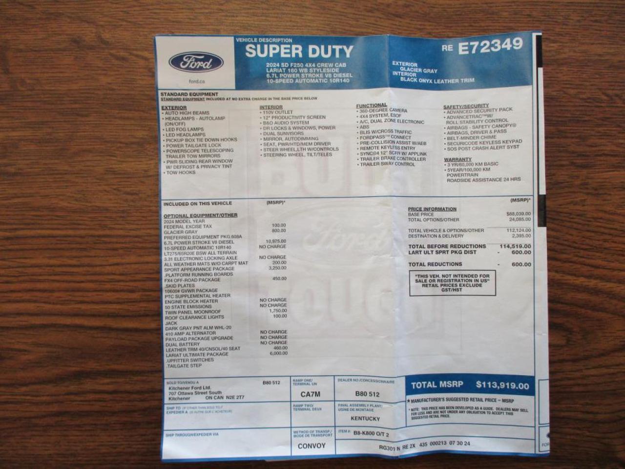 2024 Ford F-250 Lariat Crew Cab 4WD - Photo #6