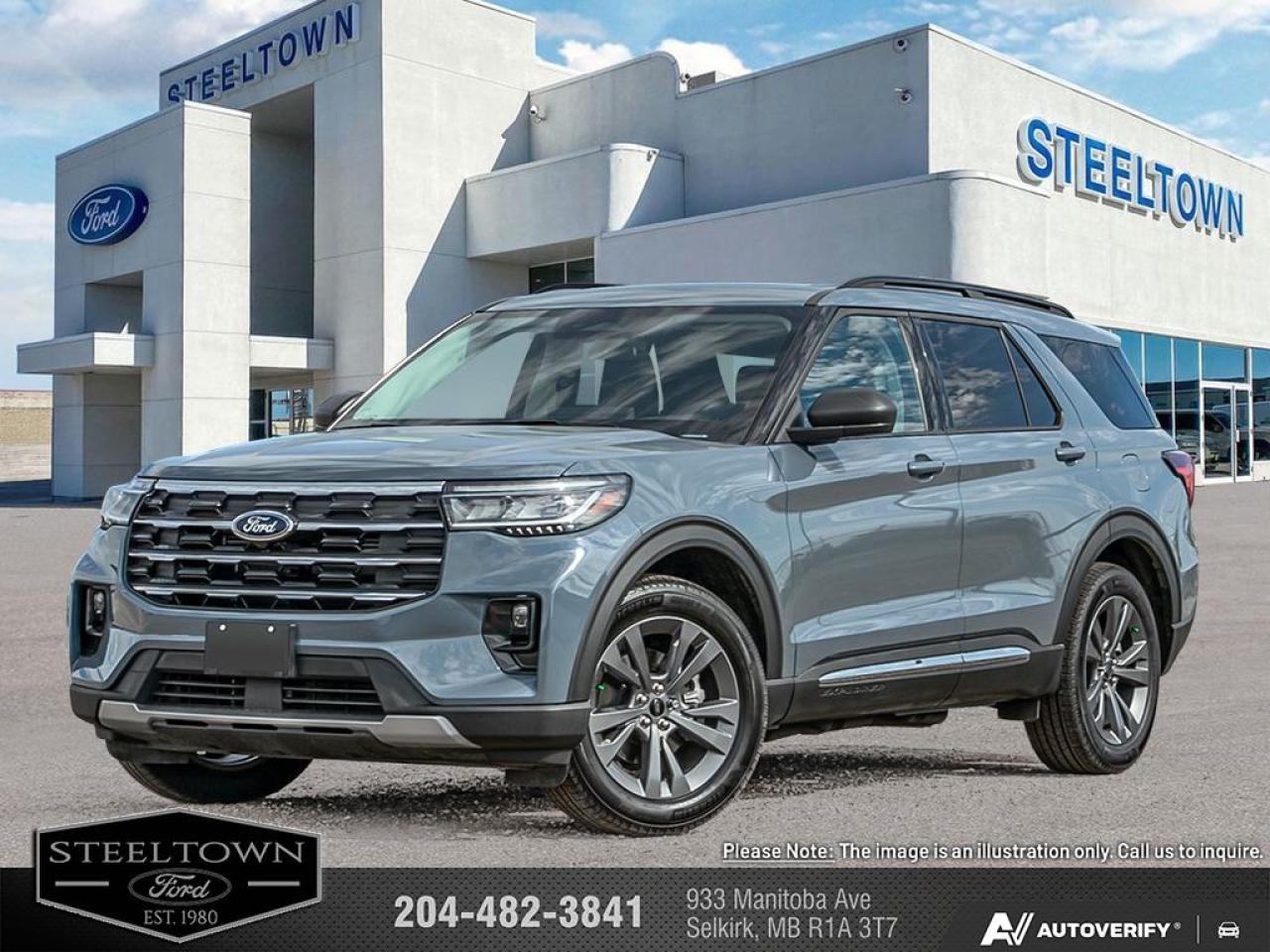 <br> <br>We value your TIME, we wont waste it or your gas is on us!   We offer extended test drives and if you cant make it out to us we will come straight to you!<br> <br>Just as the name implies, this 2026 Explorer is ready to move you beyond your boundaries. <br> <br>This Ford Explorer is the ultimate lifestyle vehicle with plenty of style and space for all of your passengers and cargo. It has the hauling capabilities of a midsize SUV combined with strong off-road capabilities. Whether your next family adventure is to the grocery store or over a high mountain pass, the Ford Explorer was built to get you there with ease.<br> <br>This Vapor Blue SUV has an Automatic transmission and is powered by a 300HP 2.3L 4 Cylinder Engine.<br><br> View the original window sticker for this vehicle with this url <b><a href=http://www.windowsticker.forddirect.com/windowsticker.pdf?vin=1FMUK8DH7TGB02557 target=_blank>http://www.windowsticker.forddirect.com/windowsticker.pdf?vin=1FMUK8DH7TGB02557</a></b>.<br> <br>To apply right now for financing use this link: <a href=http://www.steeltownford.com/?https://CreditOnline.dealertrack.ca/Web/Default.aspx?Token=bf62ebad-31a4-49e3-93be-9b163c26b54c&La target=_blank>http://www.steeltownford.com/?https://CreditOnline.dealertrack.ca/Web/Default.aspx?Token=bf62ebad-31a4-49e3-93be-9b163c26b54c&La</a><br><br> <br/>    3.49% financing for 84 months.  Incentives expire 2026-03-02.  See dealer for details. <br> <br>Family owned and operated in Selkirk for 35 Years.  <br>Steeltown Ford is located just 20 minutes North of the Perimeter Hwy, with an onsite banking center that offers free consultations. <br>Ask about our special dealer rates available through all major banks and credit unions.<br>Dealer retains all rebates, plus taxes, govt fees and Steeltown Protect Plus.<br>Steeltown Ford Protect Plus includes:<br>- Life Time Tire Warranty <br>Dealer Permit # 1039<br><br><br> Come by and check out our fleet of 100+ used cars and trucks and 150+ new cars and trucks for sale in Selkirk.  o~o