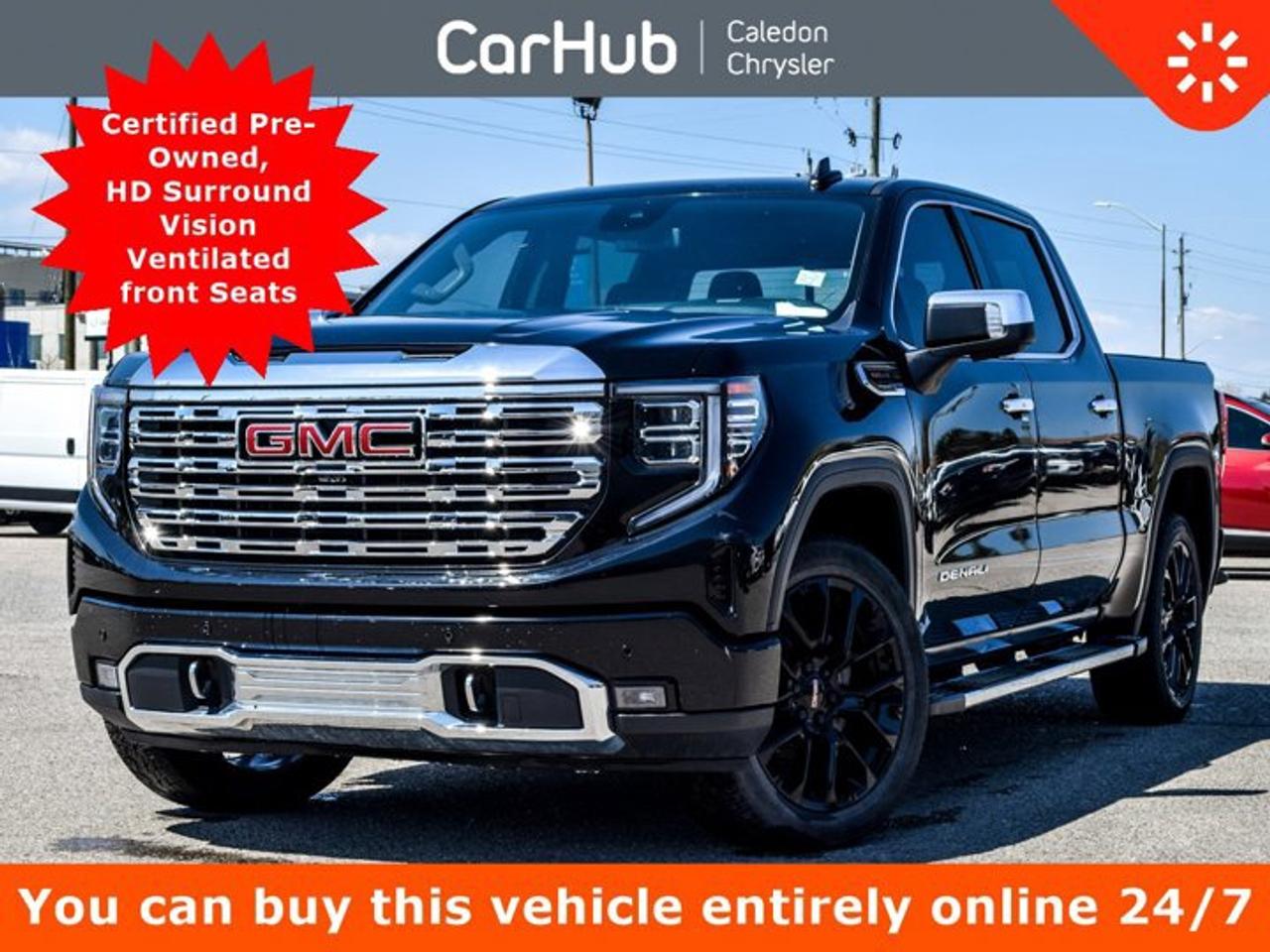 2024 GMC Sierra 1500 Denali4WD Crew Cab 147" 6.2L Leather 5 passengers with captain chair Multi Pro TailGate Photo0