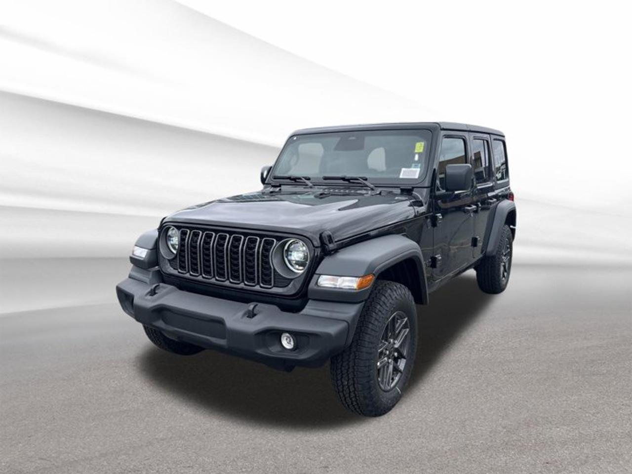 Meet the brand new 2026 Jeep Wrangler Sport S convertible, now available at Steele Halifax Chrysler Dodge Jeep Ram FIAT in Halifax. Finished in Black outside with a Black interior, this 4-door Wrangler is built for drivers who want open-air freedom with everyday comfort. With its automatic transmission and 4-wheel drive, it is ready for changing Atlantic weather and weekend escapes. Under the hood, the Intercooled Turbo Premium Unleaded I-4 2.0 L/122 engine uses dual overhead cam design for smooth, modern power delivery. Add in the confidence of Adaptive Cruise Control, and you have a Wrangler that feels just as at home on the commute as it does heading out of town.This new 2026 Jeep Wrangler Sport S keeps life simple and capable. The turbocharged 2.0 L gas engine is designed to deliver strong low-end pull for merging and passing, while the automatic transmission helps keep the drive relaxed in traffic. When conditions turn wet or snowy, 4-wheel drive helps you stay composed and in control. For cold Halifax mornings, the Heated Steering Wheel adds a welcome touch of comfort, and the Rear Window Defroster helps clear your view quickly when frost or fog rolls in.FEATURES OF THE Wrangler Sport STurbocharged 2.0 L gas engineAutomatic transmission for easy daily driving4-wheel drive for all-weather confidenceConvertible open-air driving experience anytimeADVANCED SAFETY FEATURESAdaptive Cruise Control helps reduce fatigue4-wheel drive aids control on slick roadsRear Window Defroster improves rear visibilityConfident braking feel with modern engineeringPERFORMANCE AND EFFICIENCYIntercooled turbo power for quick response2.0 L engine balances power and economyAutomatic transmission delivers smooth accelerationDual overhead cam design supports efficiencyCOMFORT AND CONVENIENCEHeated Steering Wheel for winter comfortRear Window Defroster clears fog fast4-door access for easier entryConvertible top brings fresh-air drivingTECHNONOLGY AND CONNECTIVITYAdaptive Cruise Control supports highway cruisingClear driver controls designed for quick useModern powertrain electronics manage turbo boostAutomatic transmission logic adapts to drivingCARGO SPACEPractical rear area for daily essentials4-door layout helps loading convenienceSpace supports weekend gear and bagsEasy access through rear passenger doorsWHAT OTHER OWNERS LIKEOpen-air convertible feel on sunny daysConfident 4-wheel drive in winter weatherTurbo power that feels livelyRelaxed highway pace with cruise controlThis 2026 Jeep Wrangler Sport Ss VIN is: 1C4PJXDN0TW229659.