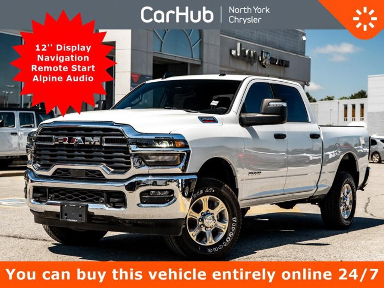 2025 RAM 2500 Big Horn 12'' Display Navi Remote Start Alpine Audio Photo