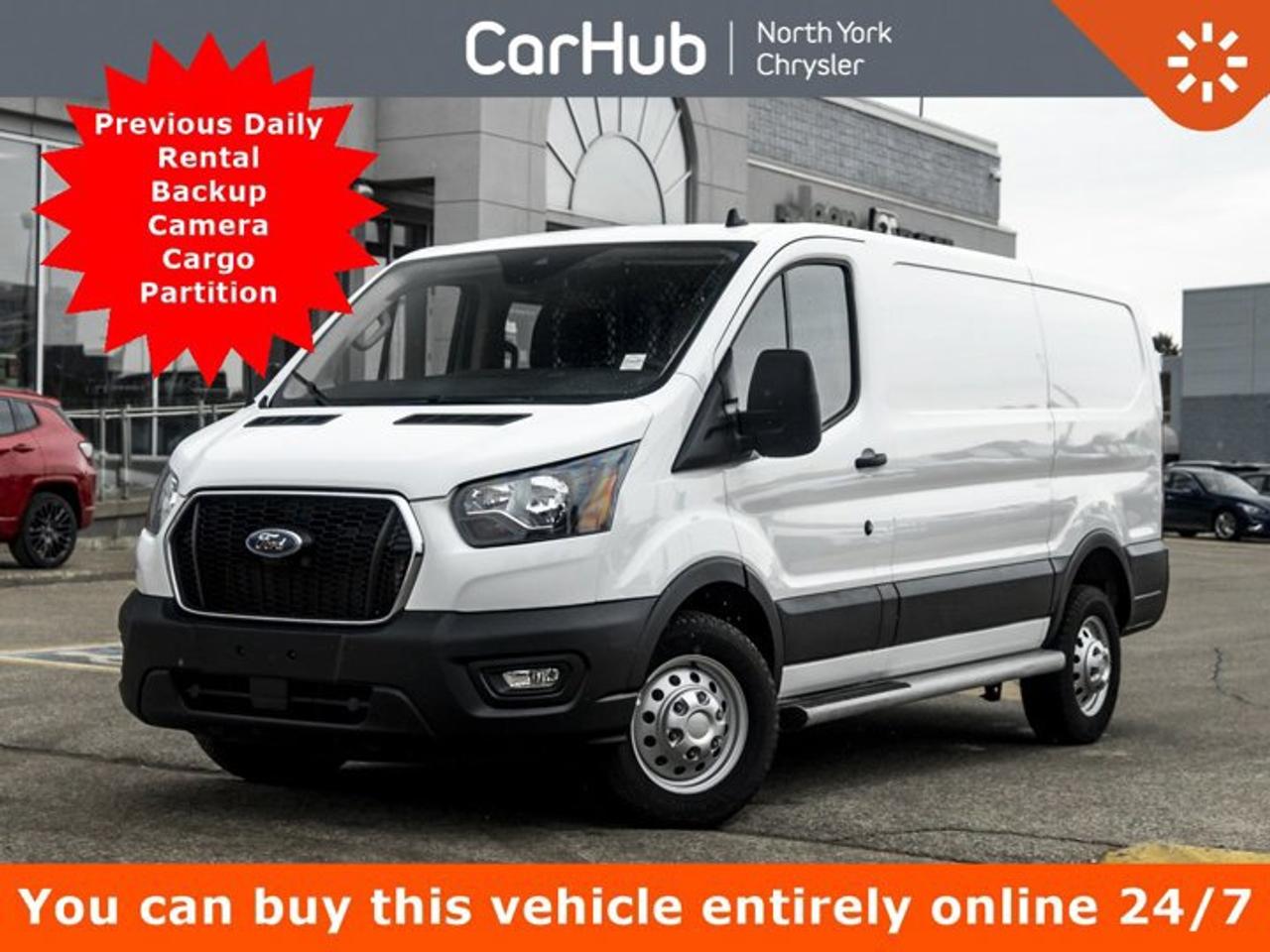 <p>This Ford Transit Cargo Van delivers a Regular Unleaded V-6 3.5 L/213 engine powering this Automatic transmission. ENGINE: 3.5L PFDI V6 FLEX-FUEL -inc: port injection, E-85 Flex-Fuel Capable capability and auto start-stop technology (STD), Wheels: 16 Silver Steel w/Silver Hubcaps -inc: exposed lug nuts, Wheels w/Hub Covers.</p><p> </p><p>This vehicle is a former daily rental which means you save the cost of the vehicles initial depreciation compared to purchasing a new vehicle, and it has been kept clean so dirt and salt have been washed off regularly.</p><p> </p><p>This Ford Transit Cargo Van Features the Following Options <br />Vinyl Front Bucket Seats, Variable Intermittent Wipers, Urethane Gear Shifter Material, Transmission: 10-Spd Automatic w/OD & SelectShift -inc: auxiliary transmission oil cooler, Transmission w/Oil Cooler, Tires: 235/65R16C 121/119 R AS BSW, Tailgate/Rear Door Lock Included w/Power Door Locks, Strut Front Suspension w/Coil Springs, Streaming Audio, Steel Spare Wheel.</p><p>Drive Happy with CarHub</p><p>*** All-inclusive, upfront prices -- no haggling, negotiations, pressure, or games</p><p>*** Purchase or lease a vehicle and receive a $1000 CarHub Rewards card for service.</p><p>*** Purchase this vehicle fully online on CarHub websites</p><p> </p><p>Transparency Statement<br />Online prices and payments are for finance purchases -- please note there is a $850 finance/lease fee. Cash purchases for used vehicles have a $2,350 surcharge (the finance price + $2,350), however cash purchases for new vehicles only have tax and licensing extra -- no surcharge. NEW vehicles priced at over $100,000 including add-ons or accessories are subject to the additional federal luxury tax. While every effort is taken to avoid errors, technical or human error can occur, so please confirm vehicle features, options, materials, and other specs with your CarHub representative. This can easily be done by calling us or by visiting us at the dealership. CarHub used vehicles come standard with 1 key. If we receive more than one key from the previous owner, we include them with the vehicle. Additional keys may be purchased at the time of sale. Ask your Product Advisor for more details. Payments are only estimates derived from a standard term/rate on approved credit. Terms, rates and payments may vary. Prices, rates and payments are subject to change without notice. Please see our website for more details.</p>