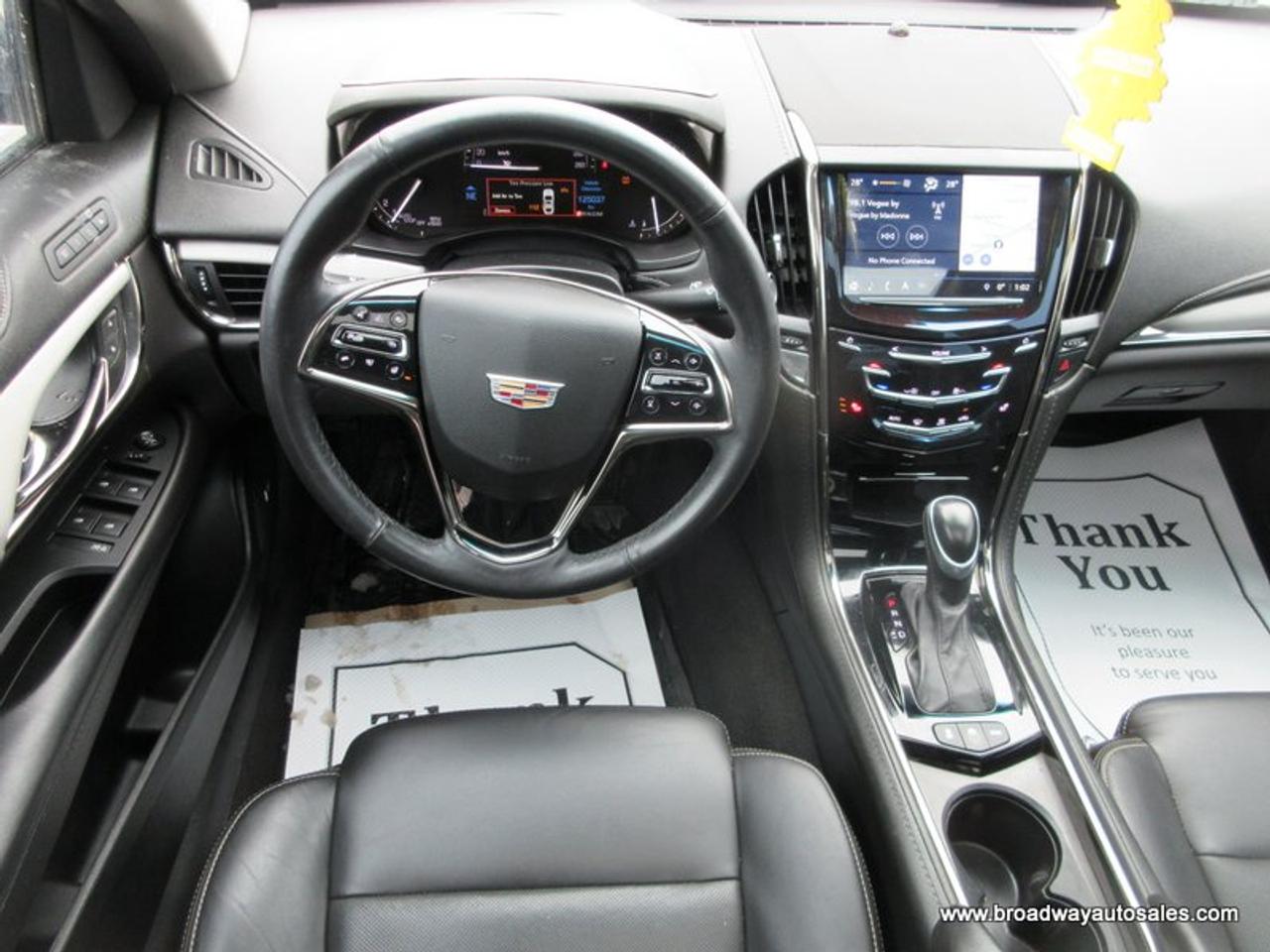 2018 Cadillac ATS ALL-WHEEL DRIVE LUXURY-PACKAGE 5 PASSENGER 2.0L - TURBO.. NAVIGATION.. POWER SUNROOF.. LEATHER.. HEATED SEATS & WHEEL.. BOSE-AUDIO.. Photo