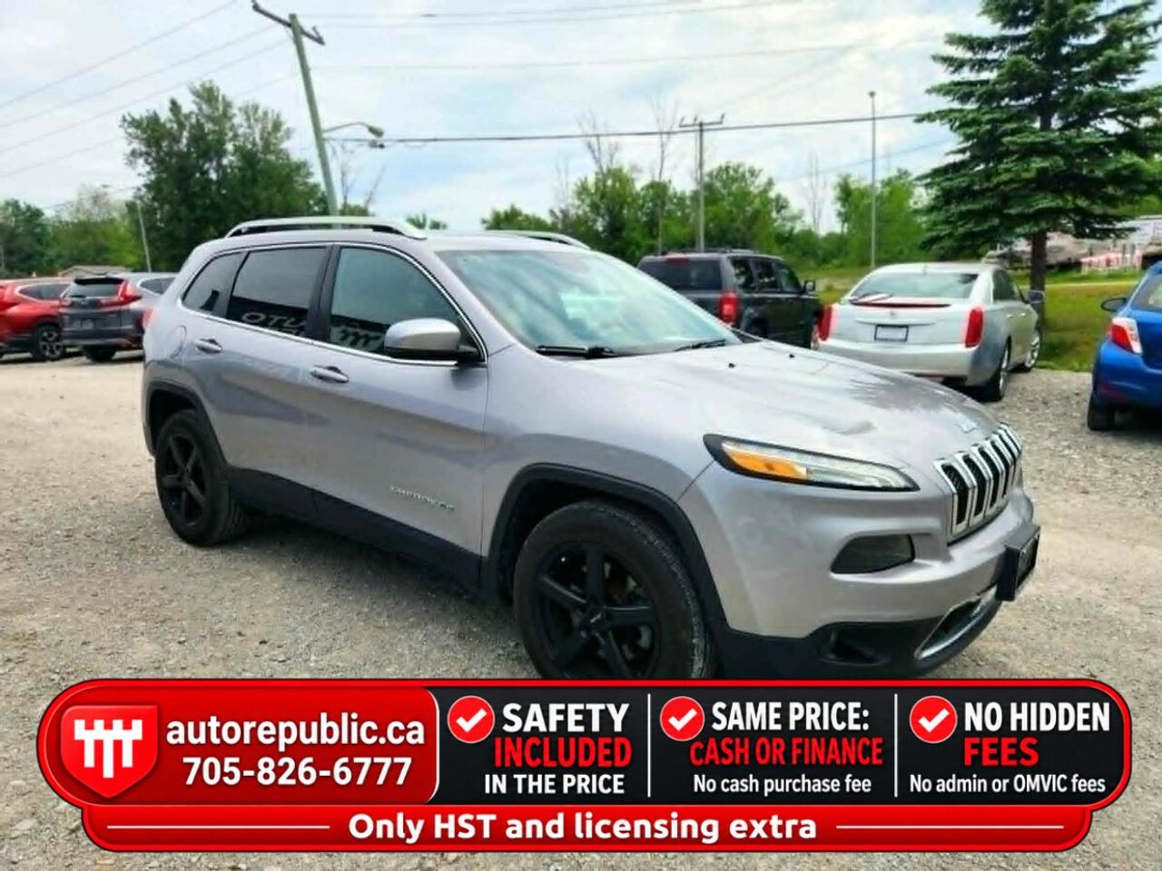 2017 Jeep Cherokee Limited V6 AWD Certified No Accidents Tow Package Photo