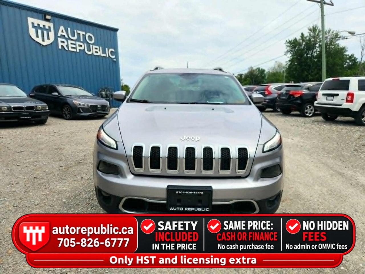 2017 Jeep Cherokee Limited V6 AWD Certified No Accidents Tow Package Photo