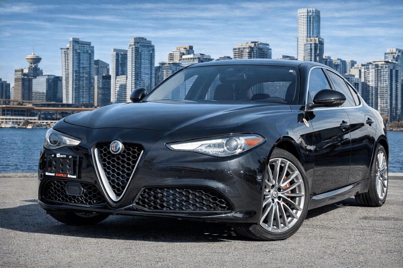 <p>2017 ALFA ROMEO GIULIA&nbsp;</p><p>TRUE PRICE, NO HIDDEN FEE, FREE CARFAX, FULL INSPECTION REPORT</p><p>NO ACCIDENT</p><p>Highlight Features</p><p>- Backup Camera</p><p>- Navigation System</p><p>- Blind Spot Monitor</p><p>- Lane Keeping Assist</p><p>- Pre- Collision System</p><p>- Power Sunroof</p><p>- Harmen/ Kardon Sound System</p><p>- Bluetooth Technology</p><p>- FM/AM Radio</p><p>- Adaptive Cruise Control</p><p>- Variable Driving Mode</p><p>- AND MUCH MORE</p><p><br></p><p><p>Although every attempt is made to ensure the accuracy of the data above, due to the possibility of human error, we cannot guarantee the accuracy of the displayed information, the availability of this vehicle, or the accuracy of its photo or stock photo. Such information may not reflect exact vehicle color, trim, options, price or other specifications.<br></p><p><br></p><br><p><br></p><p><strong><strong><strong><strong><strong><strong><span>*** FULL CARFAX REPORT AND INSPECTION PAPER AVAILABLE!!***</span></strong></strong></strong></strong></strong></strong></p><p><strong><strong><strong><span>*** BEST VALUE FOR YOUR TRADE-IN OR SELL US YOUR CARS!!***</span></strong></strong></strong></p><p><strong><strong><strong><span>*** COMPETITIVE RATE FOR FINANCING!!***</span></strong></strong></strong></p><p><strong><strong><strong><span><br></span></strong></strong></strong></p><p><strong><strong><strong><strong>DL#40299 UC Auto</strong></strong></strong></strong><br></p><p><strong><strong><strong><span>3891 No 3 Rd, Richmond, BC V6X 2B8</span></strong></strong></strong></p><p><span>*All price excludes $495 Doc Fee& $395Vehicle Preparation Fee and applicable taxes.*</span></p><p><br></p><p><strong><span>*Finance and Lease option available on vehicle year 2014<span>&nbsp;</span>or newer*</span></strong></p><span id=jodit-selection_marker_1770859498052_6025153009530659 data-jodit-selection_marker=start style=line-height: 0; display: none;></span><br></p>