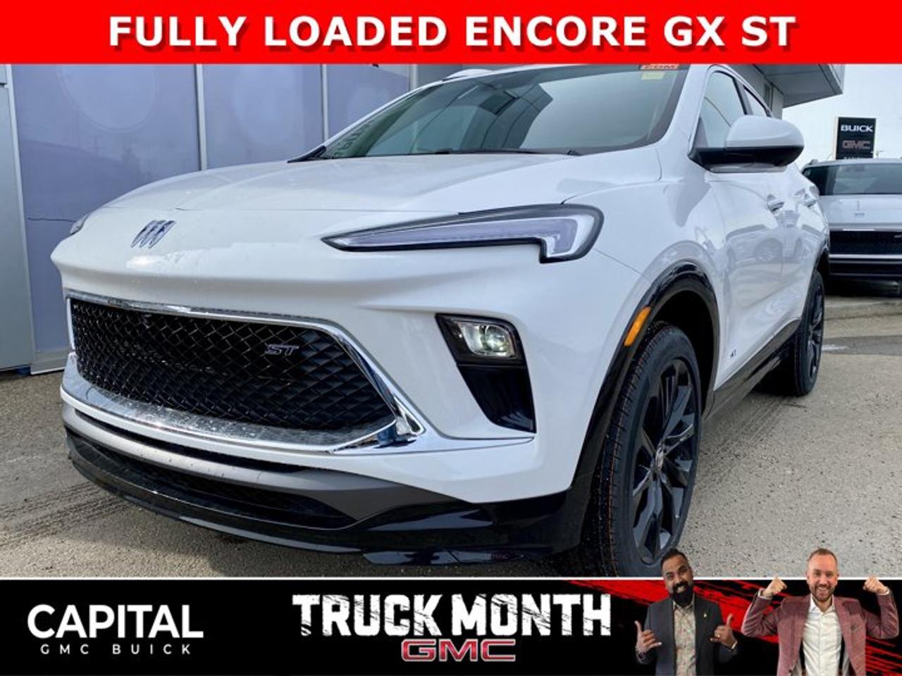 Check out this 2026 Buick Encore GX Sport Touring... Equipped with Advanced Technology Package, Experience Buick Package, Heated Steering, Heated Seats, 360 CAM, Power Moonroof, Wireless Charging, Remote Start and so much more!Ask for the Internet Department for more information or book your test drive today! Text 825-445-0521 for fast answers at your fingertips!AMVIC Licensed Dealer - Licence Number B1044900Disclaimer: All prices are plus taxes and include all cash credits and loyalties. See dealer for details. AMVIC Licensed Dealer # B1044900