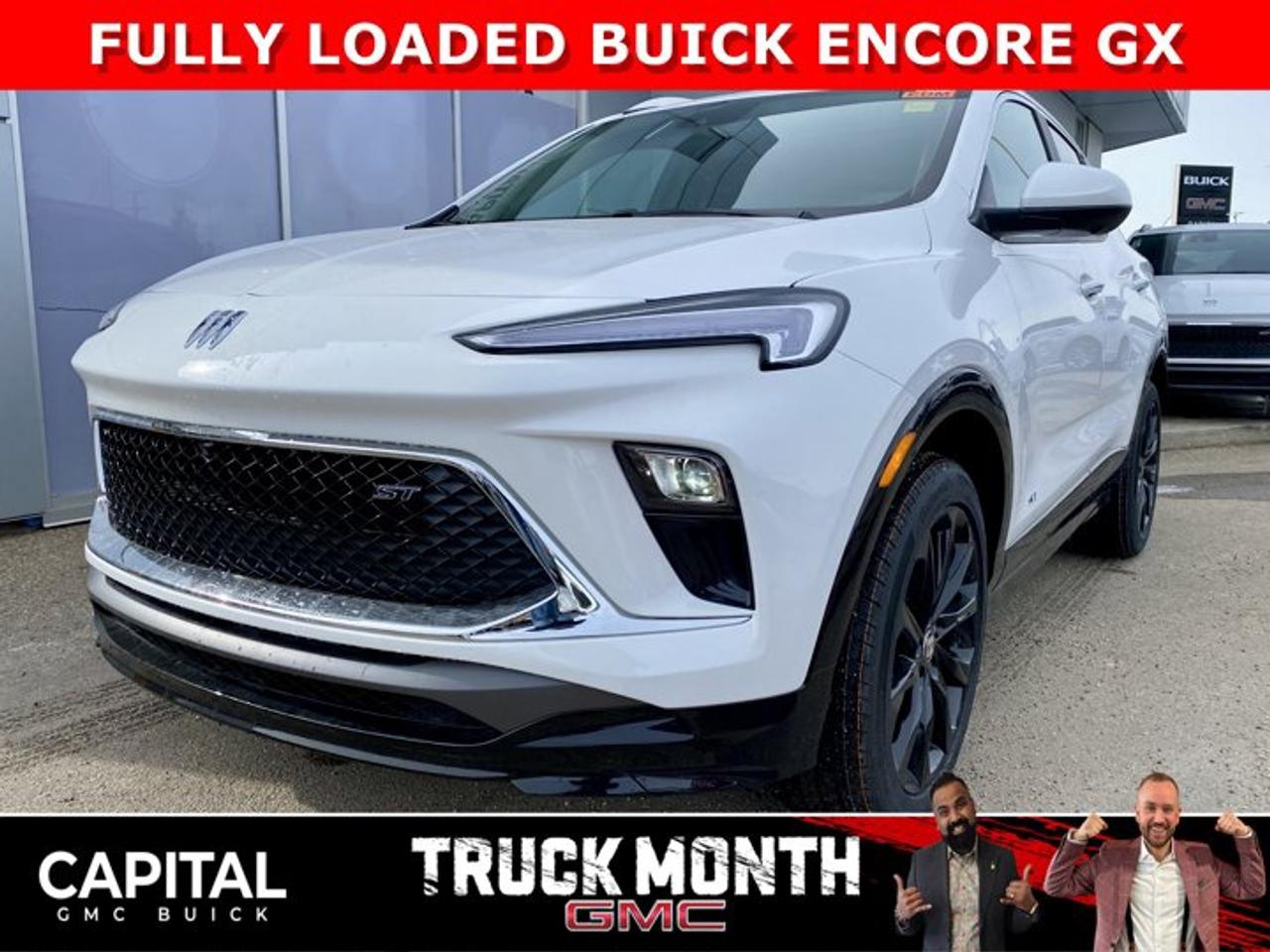 Check out this 2026 Buick Encore GX Sport Touring... Equipped with Advanced Technology Package, Experience Buick Package, Heated Steering, Heated Seats, 360 CAM, Power Moonroof, Wireless Charging, Remote Start and so much more!Ask for the Internet Department for more information or book your test drive today! Text 825-445-0521 for fast answers at your fingertips!AMVIC Licensed Dealer - Licence Number B1044900Disclaimer: All prices are plus taxes and include all cash credits and loyalties. See dealer for details. AMVIC Licensed Dealer # B1044900