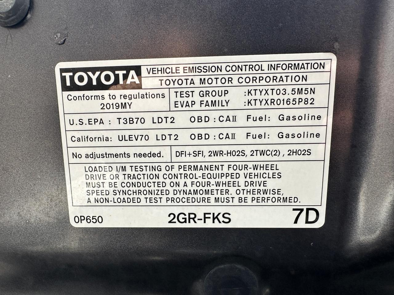 2019 Toyota Tacoma SR5 4X4 LB HTD Cloth NAV Bluetooth XM Alloys RvCam Photo