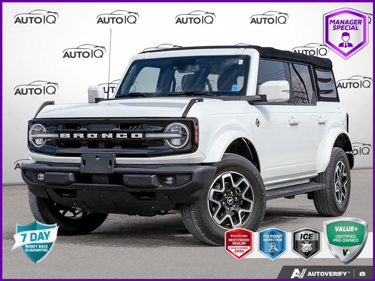 2021 Ford Bronco Outer Banks 313A | NAVIGATION SYSTEM | FRONT DUAL A/C | KEYLES Photo