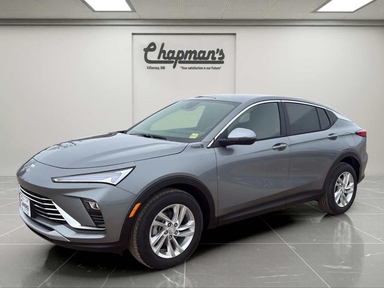 <p>Sleek styling, impressive efficiency, and modern technology come together in this <strong>2026 Buick Envista Preferred</strong>, finished in <strong>Moonstone Grey Metallic with an Ebony interior</strong>. Designed for drivers who want upscale design and everyday practicality, the Envista delivers a refined driving experience with smart features and excellent fuel economy.</p><p>Under the hood, the <strong>ECOTEC 1.2L turbocharged engine paired with a 6-speed automatic transmission</strong> provides smooth performance and efficient operation, making it ideal for both city commuting and highway driving. With Buicks signature <strong>QuietTuning with Active Noise Cancellation</strong>, the cabin remains calm and composed on every drive.</p><p>Inside, the Envista Preferred offers a thoughtfully designed interior with comfort and convenience in mind. <strong>Heated front seats, a heated flat-bottom steering wheel, and an 8-way power driver seat with lumbar support</strong> help ensure comfort year-round, while <strong>remote start, keyless entry, and automatic climate control</strong> add everyday ease of use.</p><h3><strong>Performance & Efficiency</strong></h3><p>Efficient turbocharged performance for daily driving.</p><ul><li><p>ECOTEC 1.2L Turbocharged Engine</p></li><li><p>6-Speed Automatic Transmission</p></li><li><p>Front-Wheel Drive</p></li><li><p>StabiliTrak Stability Control</p></li><li><p>Engine Air Filtration Monitor</p></li><li><p>Efficient 7.9 L/100km combined fuel economy</p></li></ul><h3><strong>Interior Comfort & Convenience</strong></h3><p>Comfort-focused interior with practical features.</p><ul><li><p>Heated Front Seats</p></li><li><p>Heated Flat-Bottom Steering Wheel</p></li><li><p>8-Way Power Driver Seat with Lumbar</p></li><li><p>Automatic Climate Control</p></li><li><p>Remote Vehicle Start</p></li><li><p>Keyless Open & Start</p></li><li><p>40/60 Split Folding Rear Seat</p></li></ul><h3><strong>Technology & Connectivity</strong></h3><p>Modern infotainment and connectivity features.</p><ul><li><p>11" Colour HD Touchscreen</p></li><li><p>Wireless Apple CarPlay</p></li><li><p>Wireless Android Auto</p></li><li><p>Bluetooth Audio Streaming</p></li><li><p>8" Driver Information Centre</p></li><li><p>SiriusXM Radio Capability</p></li><li><p>OnStar Basics (Up to 8 Years)</p></li><li><p>Dual Rear USB Charging Ports</p></li></ul><h3><strong>Safety & Driver Assistance</strong></h3><p>Confidence comes standard with Buick safety technology.</p><ul><li><p>Automatic Emergency Braking</p></li><li><p>Forward Collision Alert</p></li><li><p>Lane Keep Assist with Lane Departure Warning</p></li><li><p>Front Pedestrian Braking</p></li><li><p>Following Distance Indicator</p></li><li><p>IntelliBeam Automatic High Beams</p></li><li><p>HD Rear Vision Camera</p></li></ul><h3><strong>Exterior Highlights</strong></h3><p>Clean, modern styling with practical features.</p><ul><li><p>Moonstone Grey Metallic Exterior</p></li><li><p>LED Headlamps & LED Daytime Running Lamps</p></li><li><p>Heated Power Adjustable Mirrors</p></li><li><p>Body-Colour Door Handles</p></li><li><p>Rear Window Defogger</p></li><li><p>17" Aluminum Wheels</p></li></ul><p>With modern styling, advanced technology, excellent fuel efficiency, and everyday comfort features, this <strong>2026 Buick Envista Preferred</strong> offers a refined and practical compact SUV experience at an exceptional value.</p><p>2 Year/24,000 kilometer* Complimentary Oil Changes (2 total)</p><p>3 Year/60,000 kilometer* Base Warranty Coverage</p><p>5 Year/100,000 kilometer* Powertrain Component Warranty Coverage</p><p>5 Year/100,000 kilometer* Courtesy Transportation and 24/7 Roadside Assistance</p><p>6 Year/160,000 kilometer* Sheet Metal (Rust Through) Perforation Warranty Coverage</p><p>*Whichever Comes First.</p><p>Price Includes Dealer Fee.</p><p>Price Excludes PST & GST.</p><p>Financing Options Available, Call For More Details.</p> <p><strong>*While every reasonable effort is made to ensure the accuracy of this information, we are not responsible for any error or omissions contained on these pages. Please verify any information in question with Chapman Motors Ltd.</strong></p>