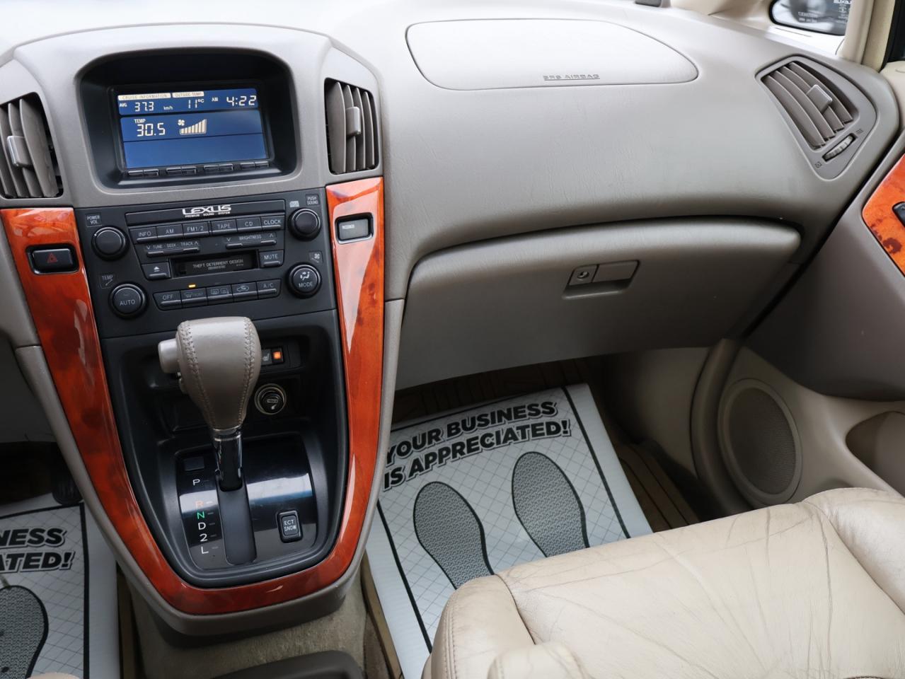 2002 Lexus RX 300 3.0L V6 4WD *AS IS* LEATHER HEATED SEATS SUNROOF CRUISE ALLOYS Photo